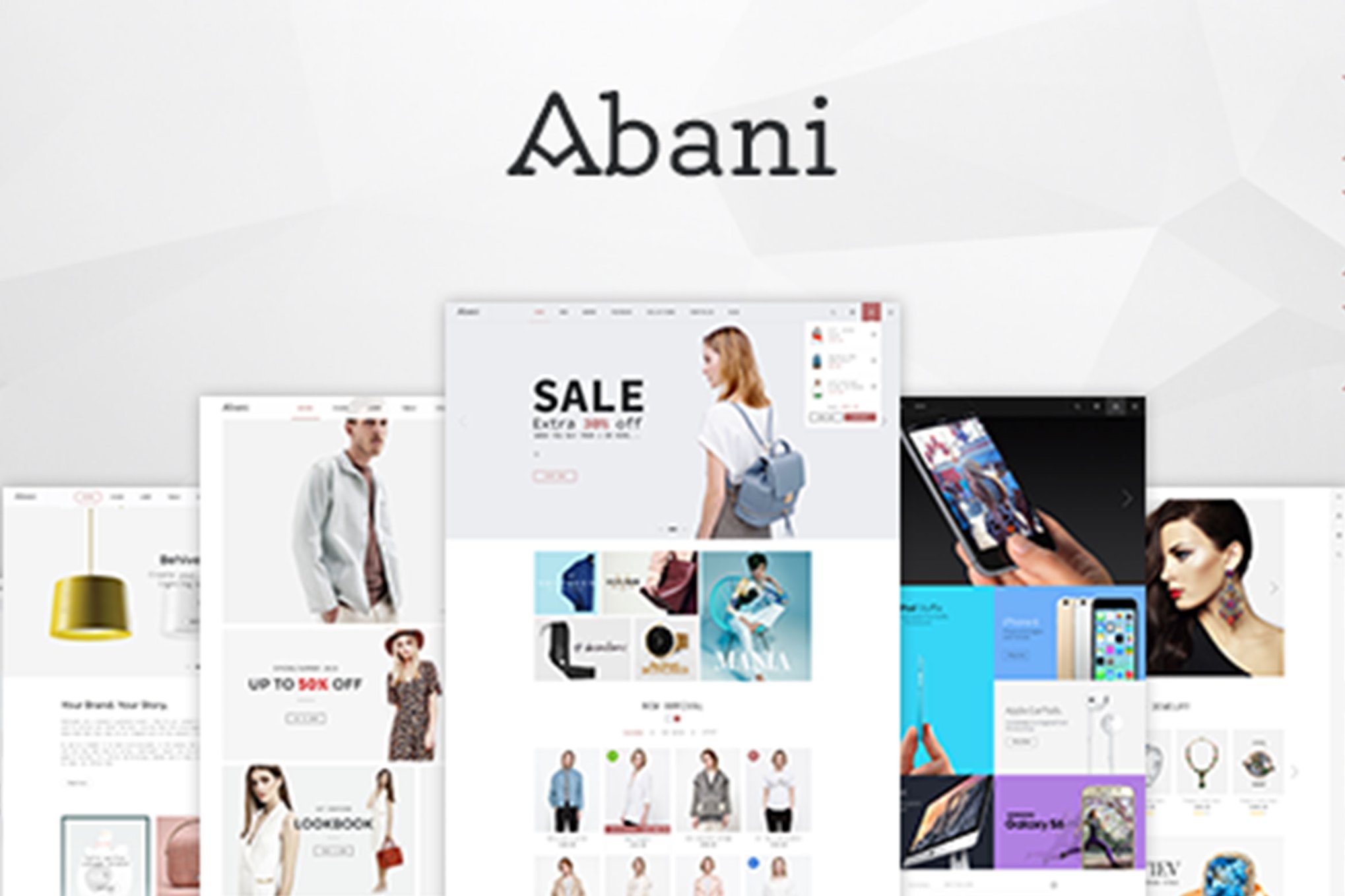 Imagen de portada de Abani – Multi Purpose eCommerce HTML Template (plantilla web)