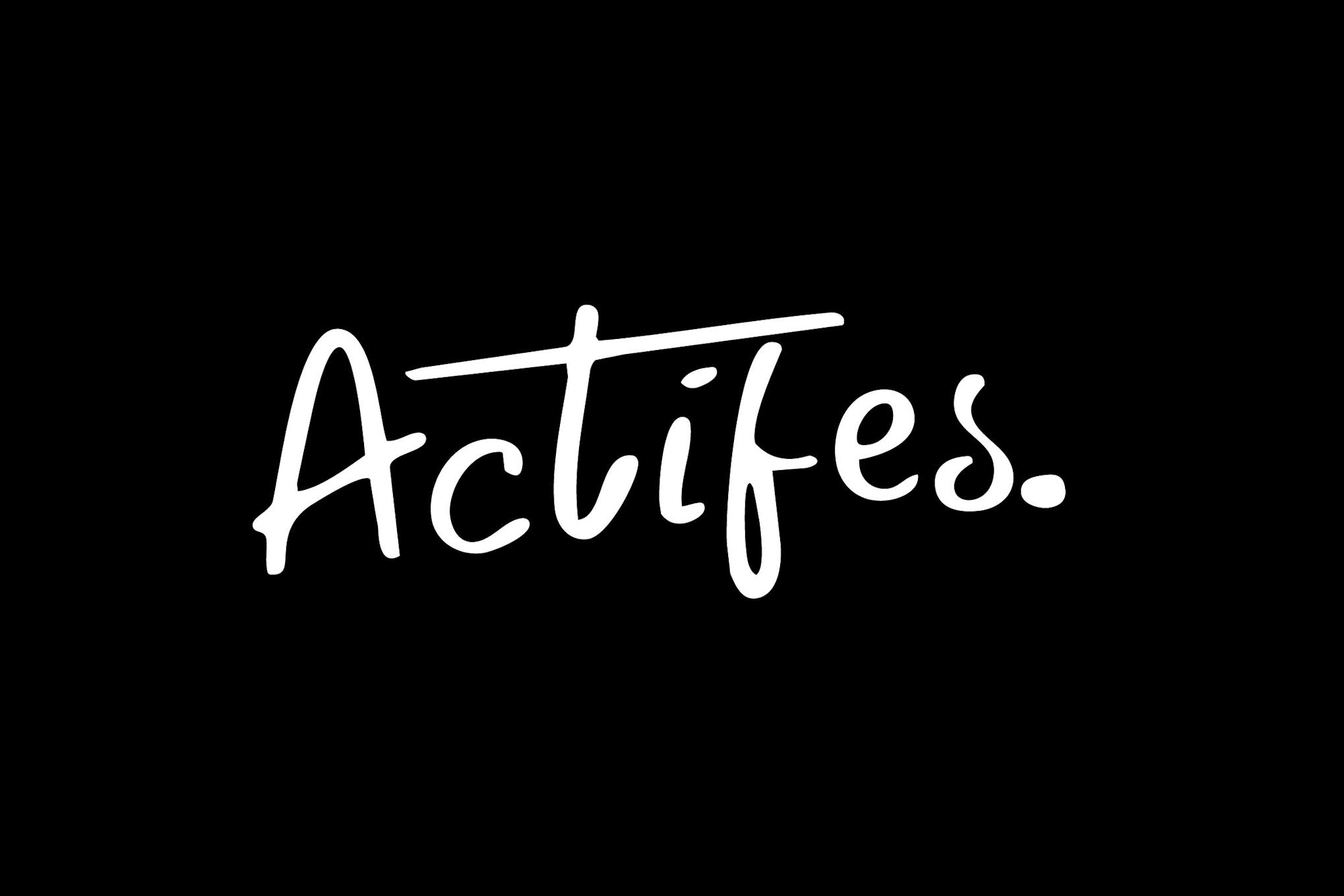 Imagen de portada de Actifes - Hand Writing Display Font (fuente)