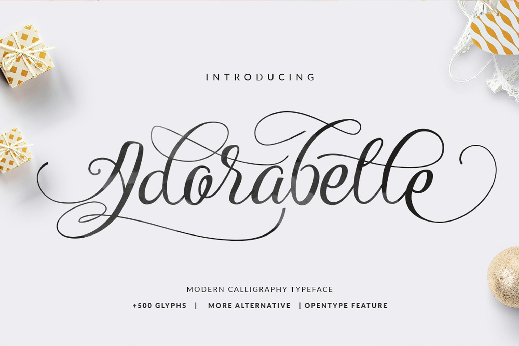 Imagen de portada de Adorabelle Elegant Wdding Font Logotype (fuente)