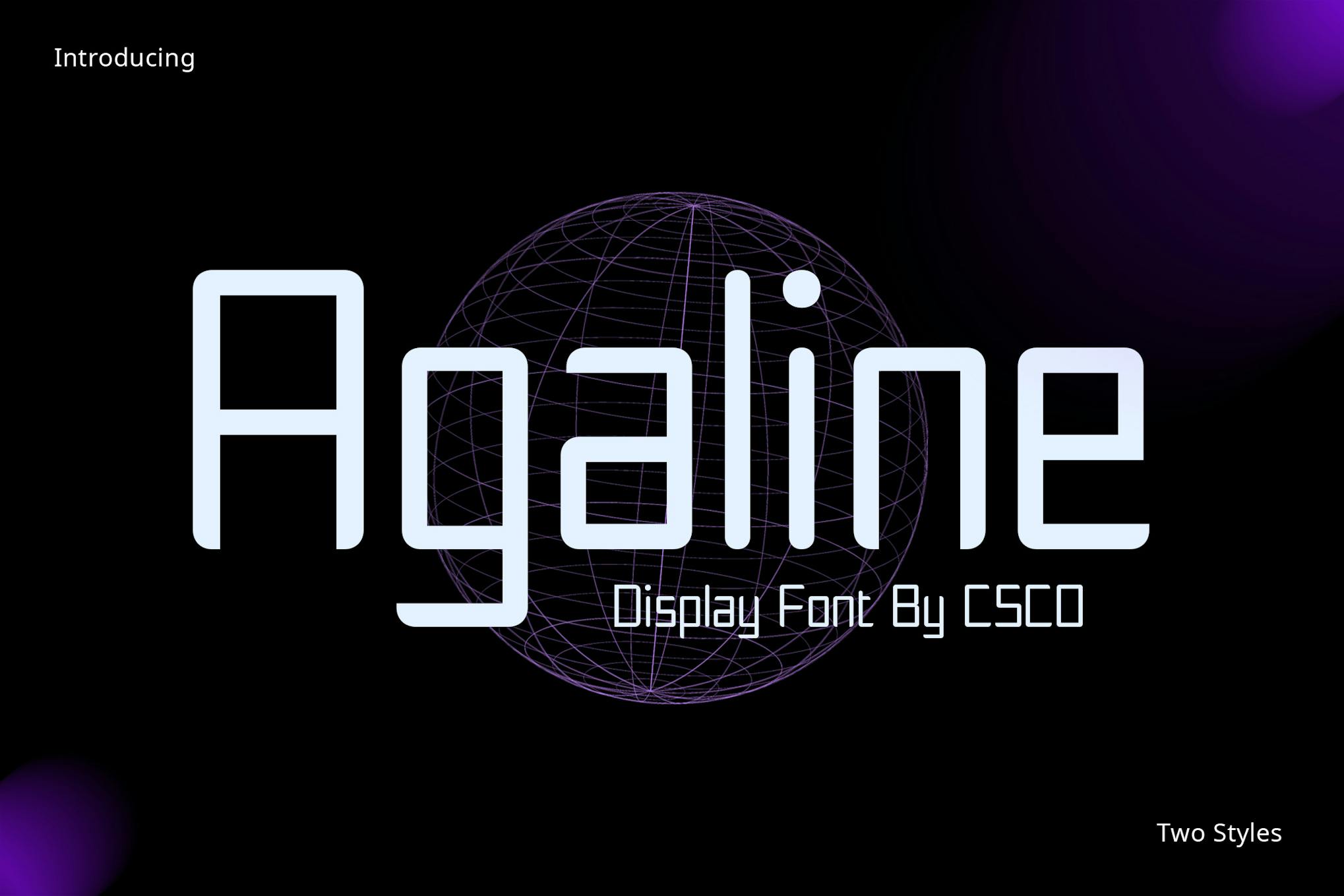 Imagen de portada de Agaline – Minimalist Font (fuente)