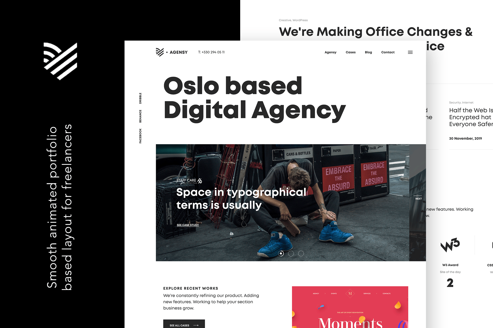 Imagen de portada de Agensy | Digital Lab & Creative Solutions (plantilla web)