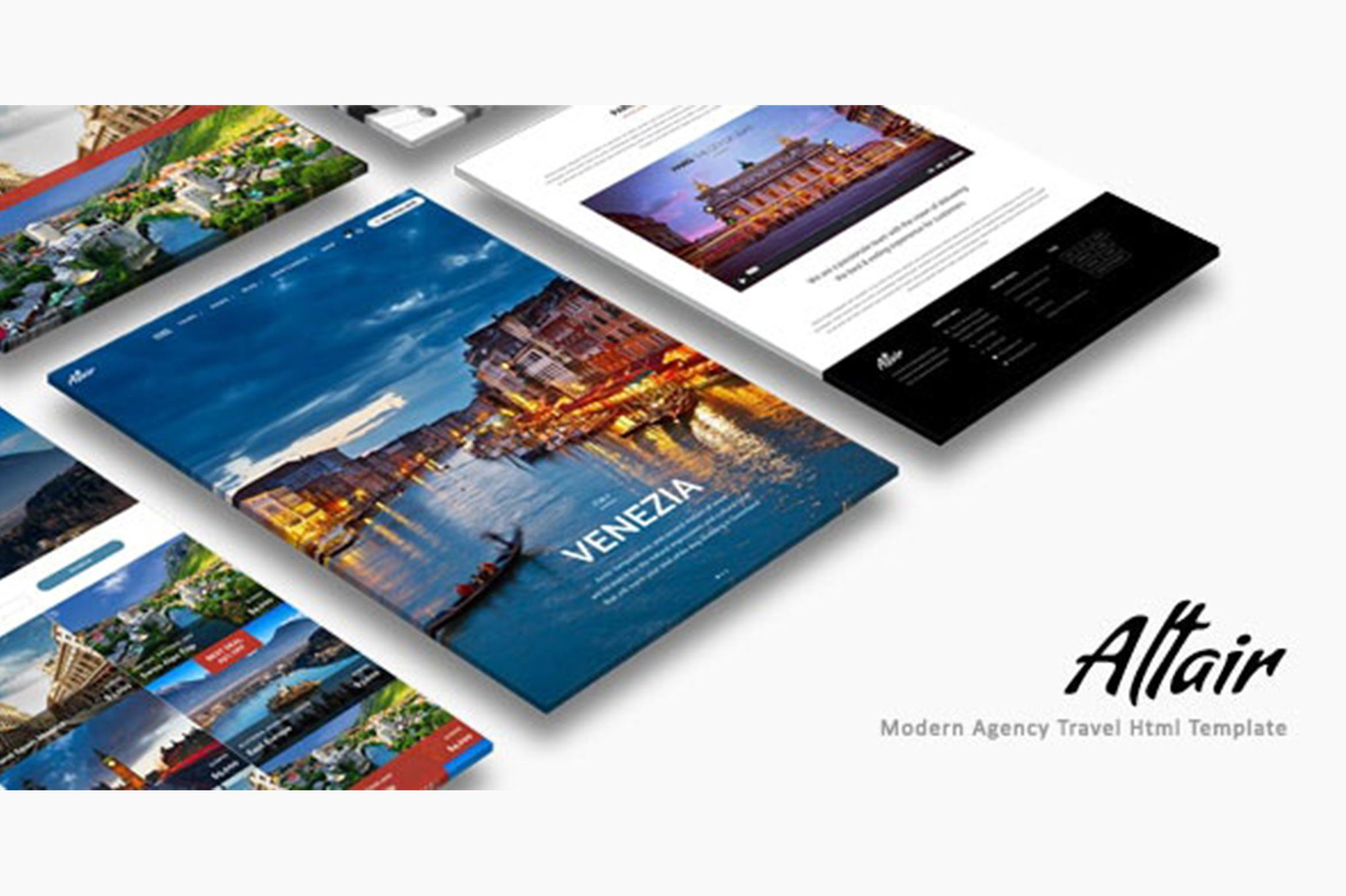 Imagen de portada de Altair | Travel Agency HTML (plantilla web)
