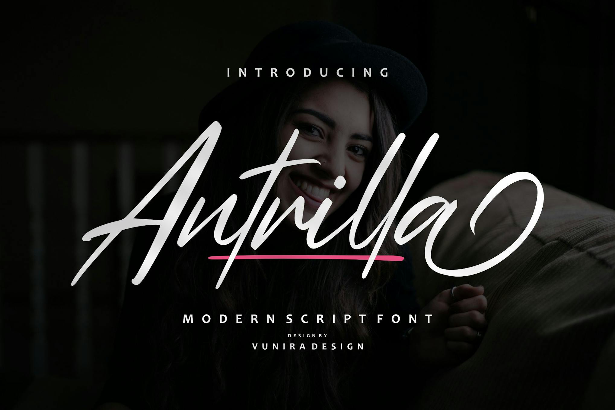 Imagen de portada de Antrilla - Modern Script (fuente)