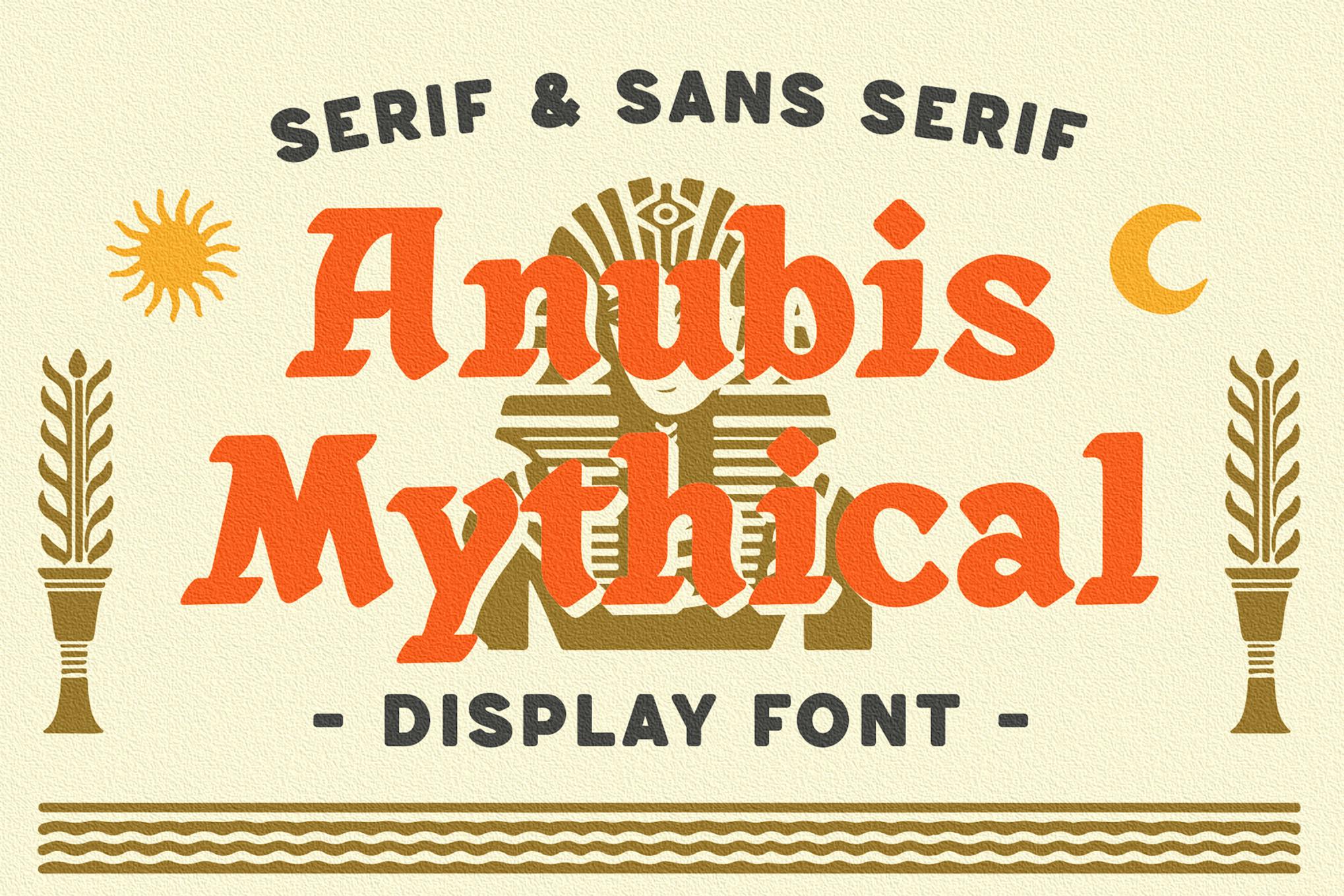 Imagen de portada de Anubis Mythical - Display Font (fuente)