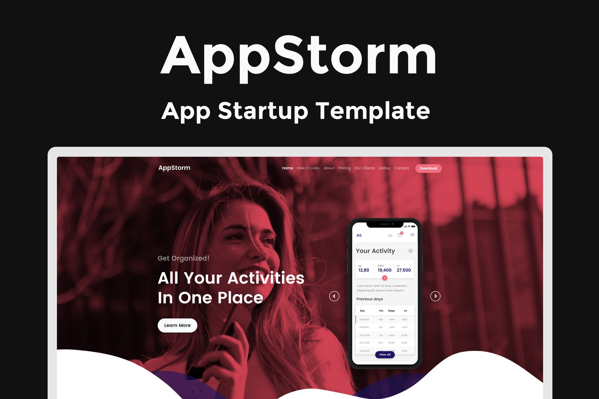 Imagen de portada de AppStorm - App Startup Template (plantilla web)