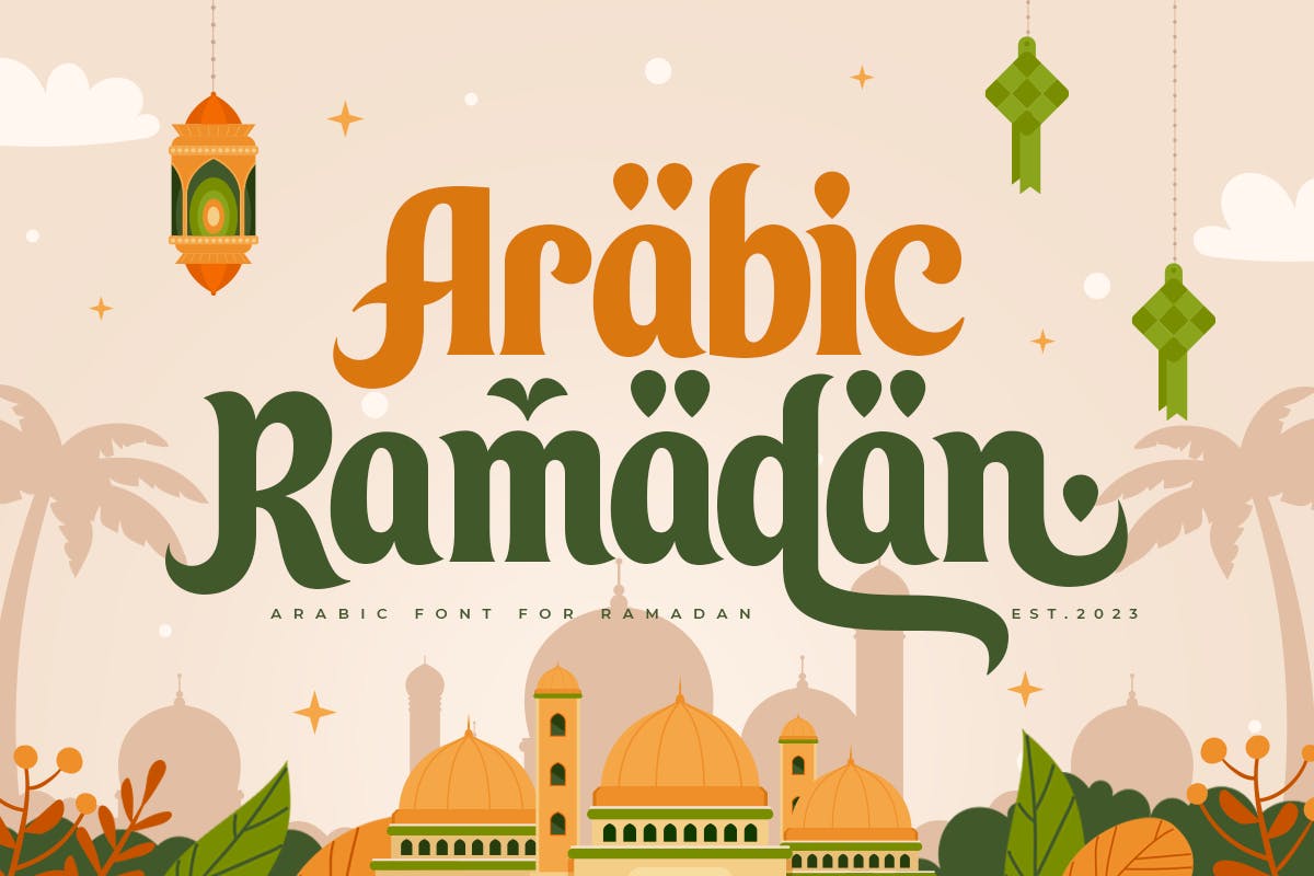 Imagen de portada de Arabic Ramadan - Arabic Font For Ramadan (fuente)