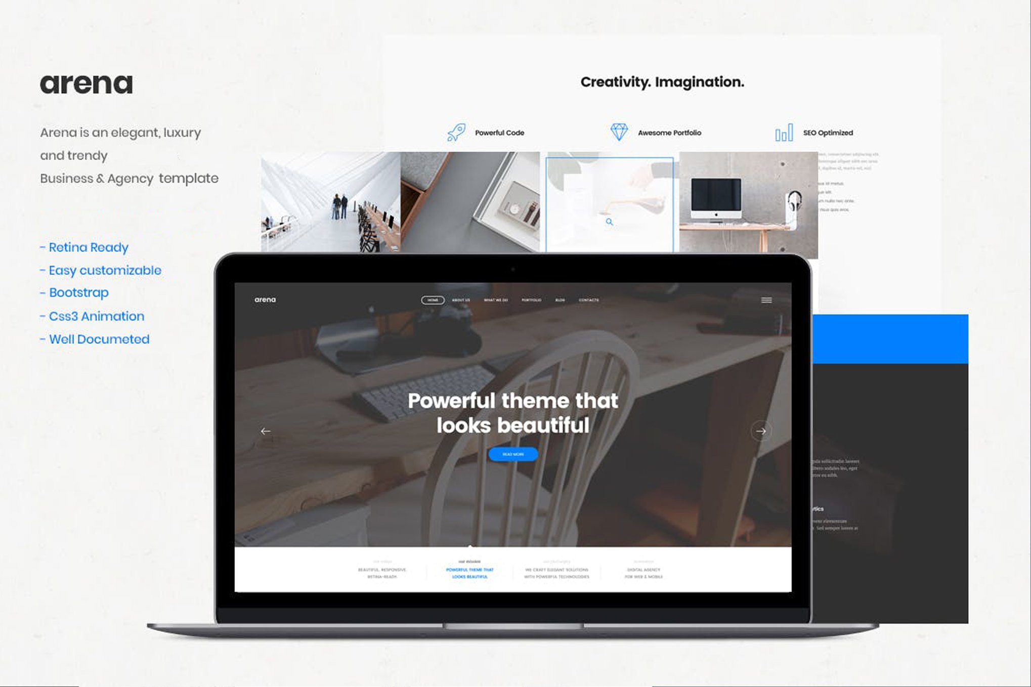 Imagen de portada de Arena - Business & Agency HTML5 Template (plantilla web)