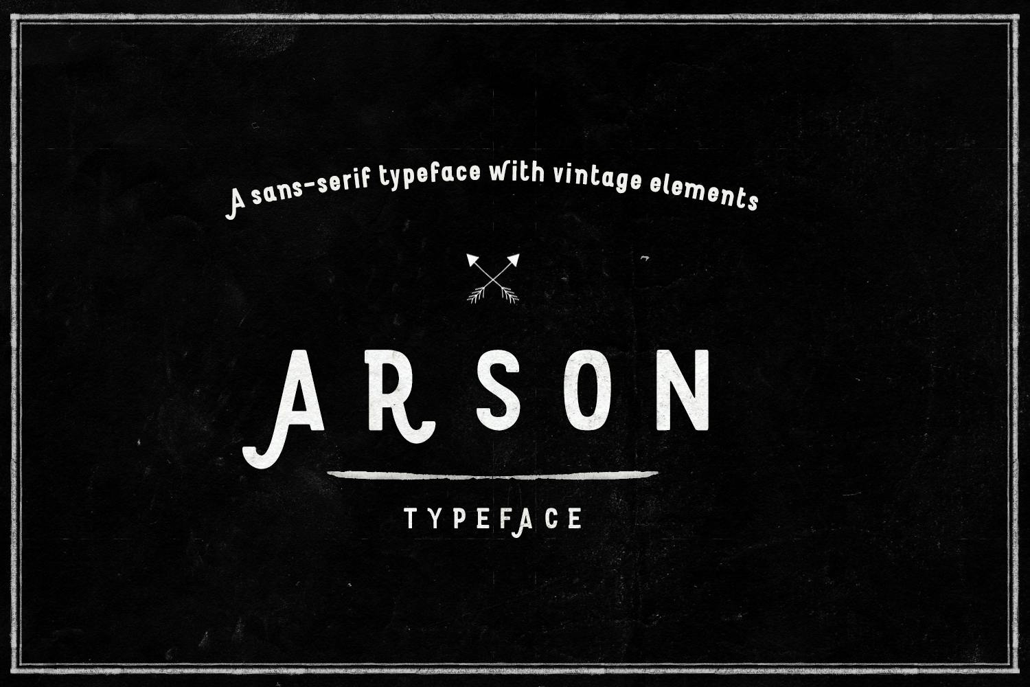 Imagen de portada de Arson Typeface (fuente)