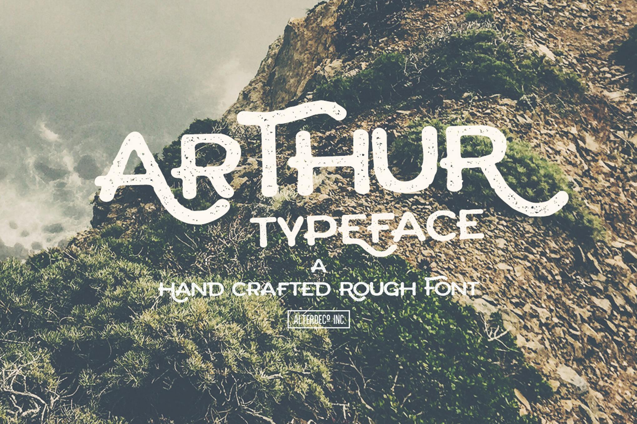 Imagen de portada de Arthur Typeface (fuente)