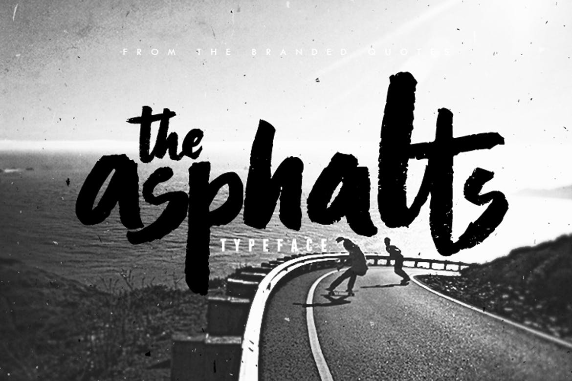 Imagen de portada de Asphalts Typeface (fuente)