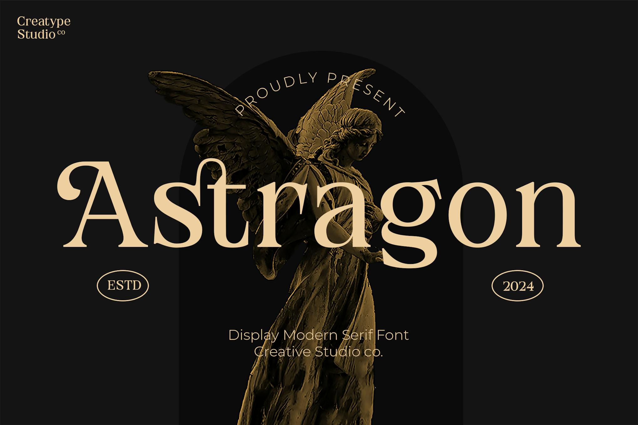 Imagen de portada de Astragon Modern Serif (fuente)