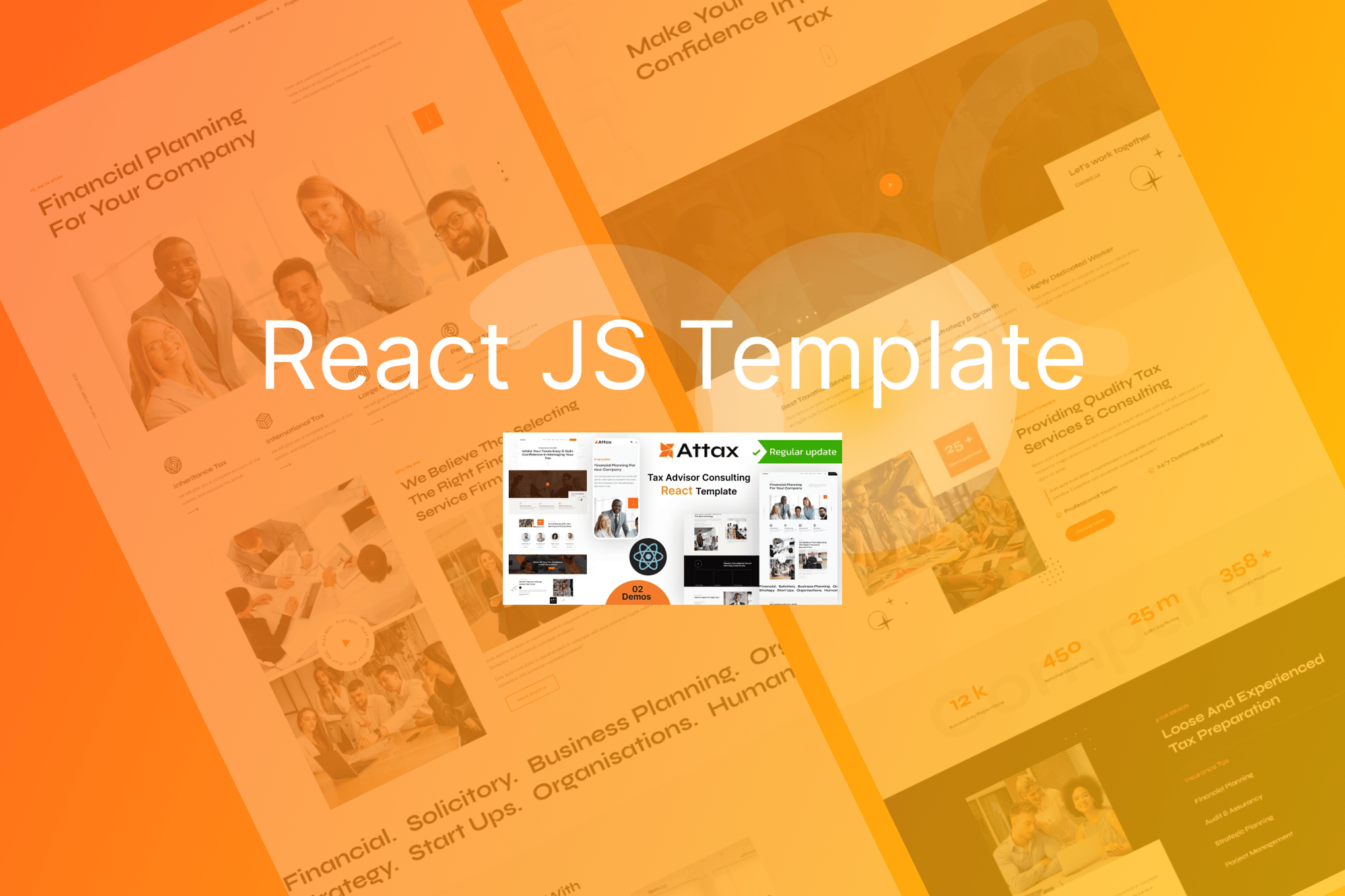 Imagen de portada de Attax - Business Consulting React Next Js Template (plantilla web)