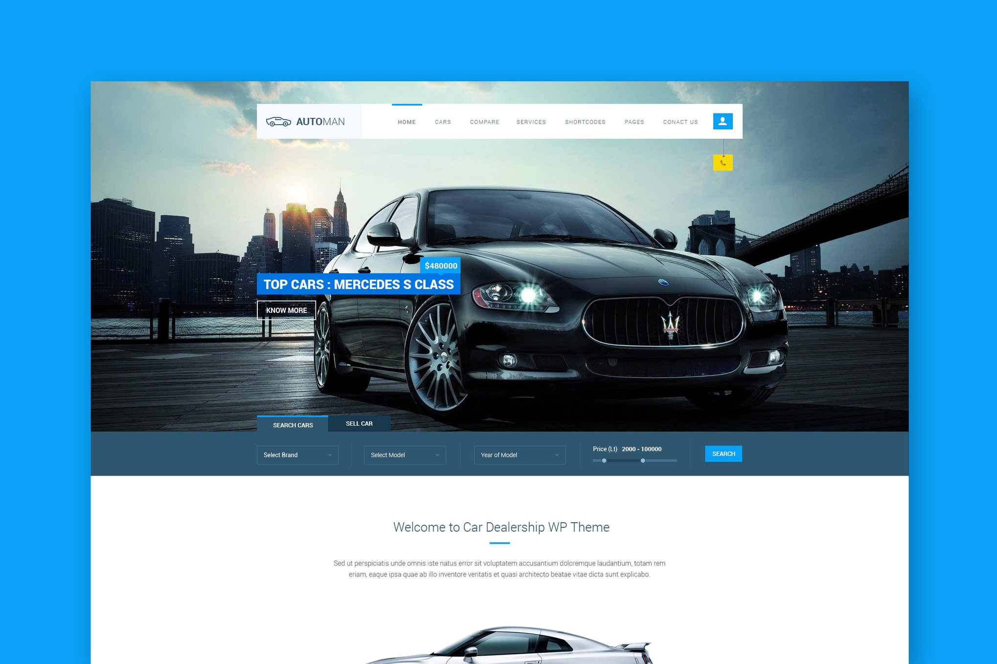 Imagen de portada de Automan - Advanced Car Dealer HTML Template (plantilla web)
