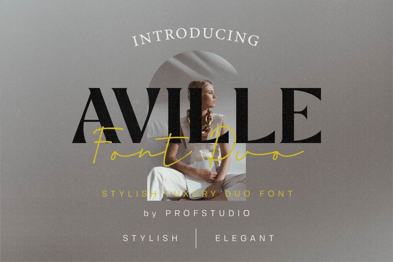 Imagen de portada de Aville - Modern Font Duo (fuente)