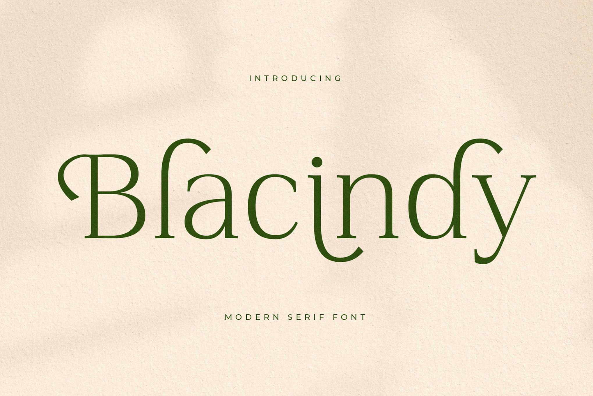 Imagen de portada de Balcindy Modern Serif Font (fuente)