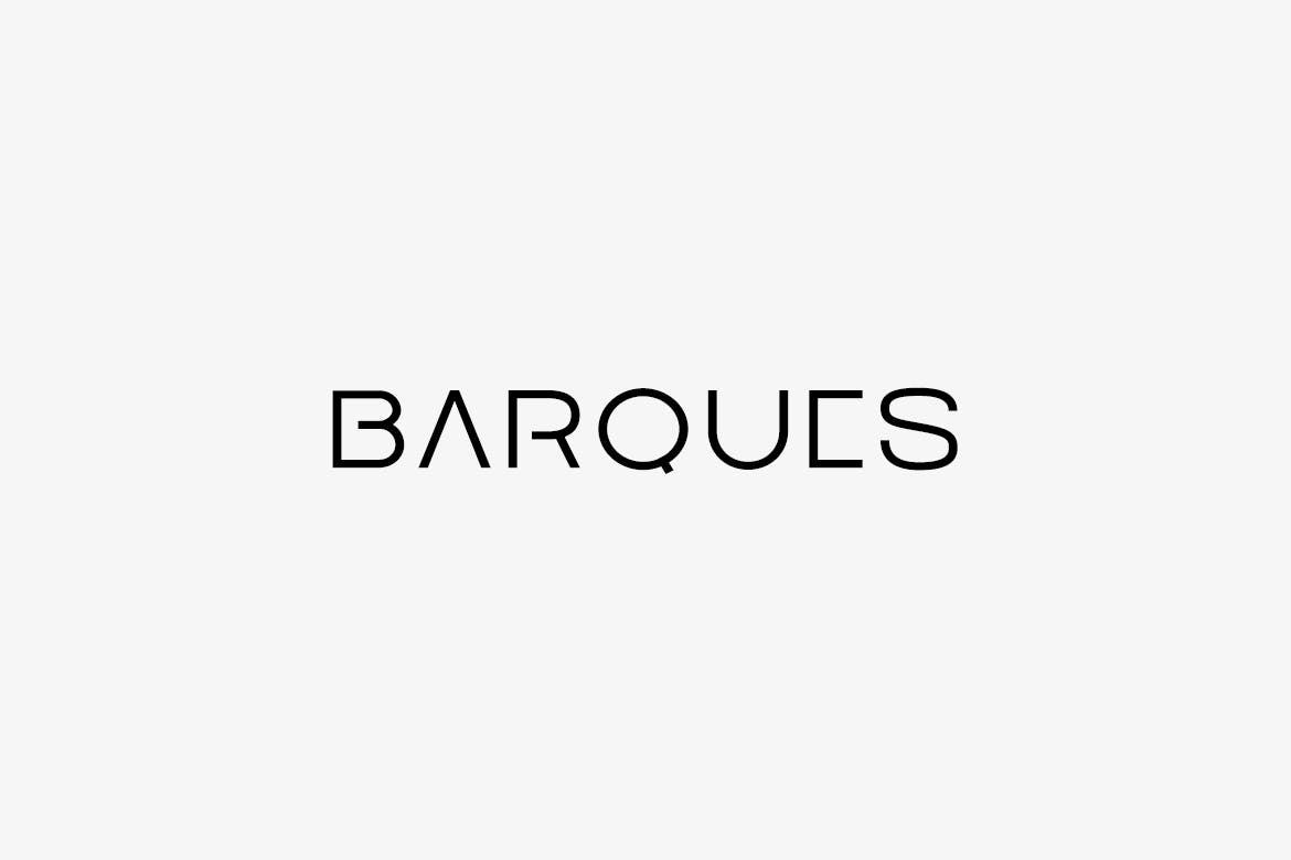Imagen de portada de BARQUES - Unique Display / Headline / LogoTypeface (fuente)