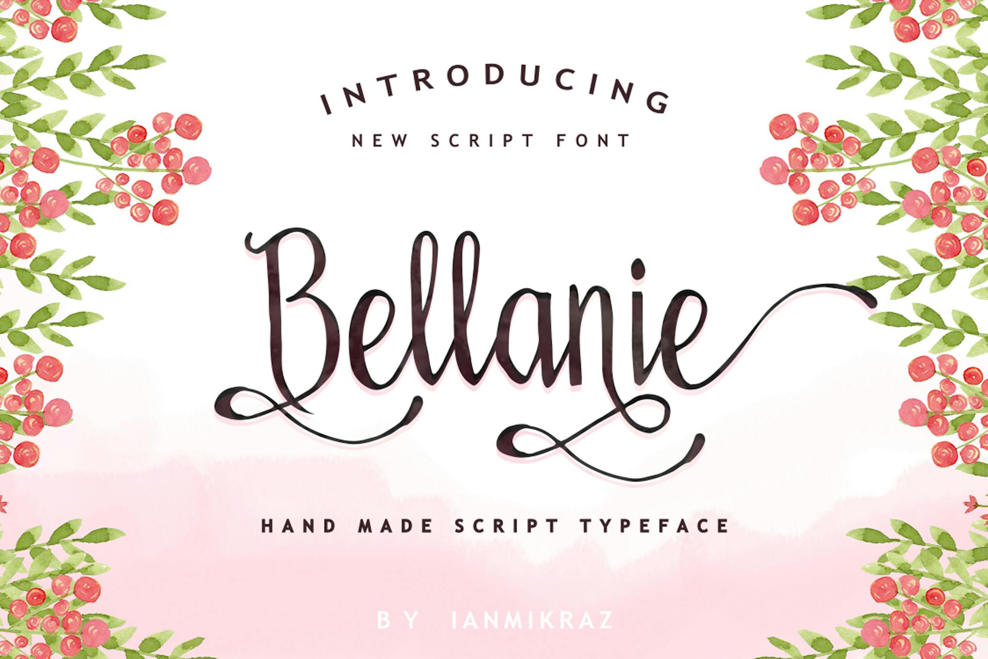 Imagen de portada de Bellanie Script (fuente)