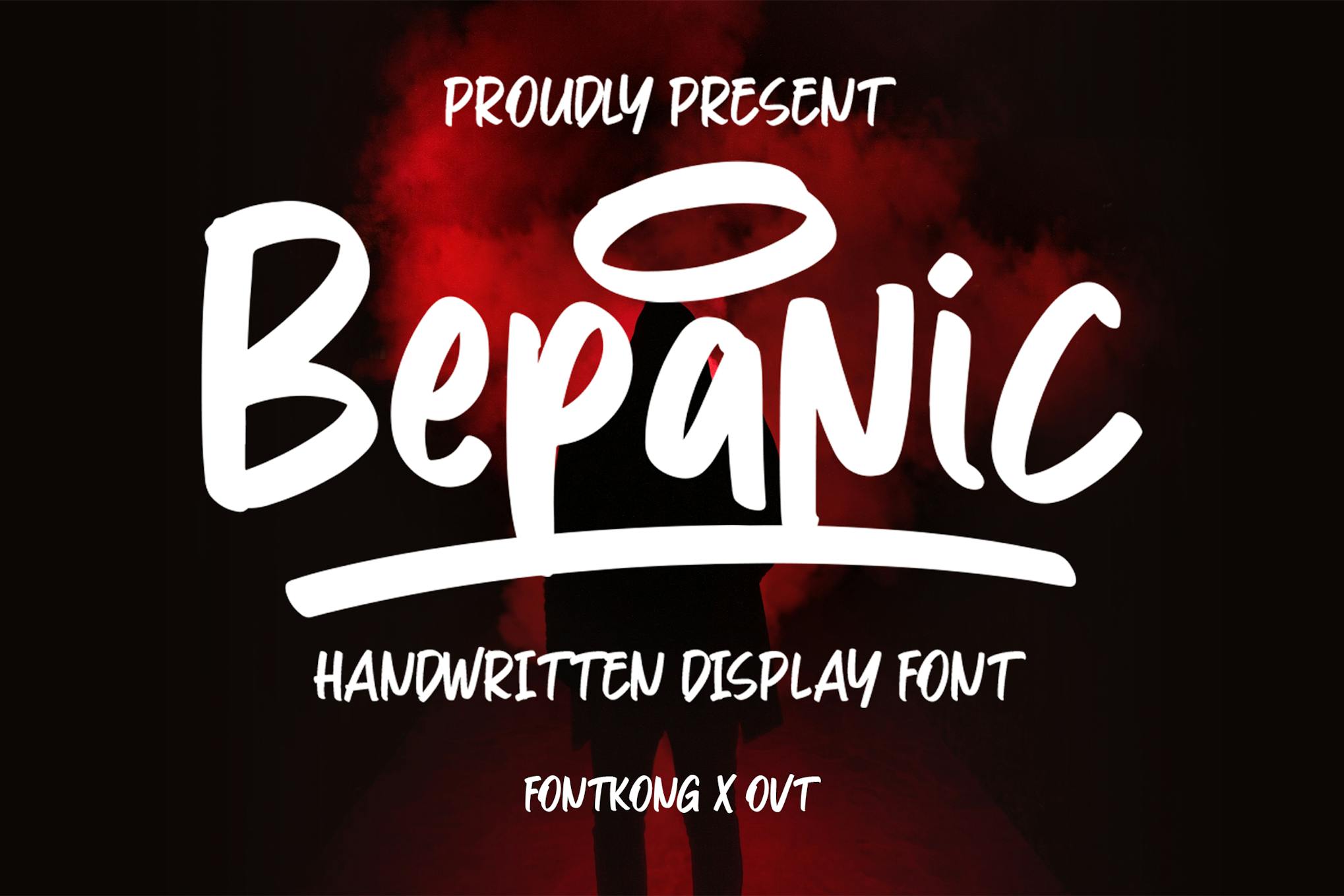 Imagen de portada de Bepanic - Handwritten Display Font (fuente)