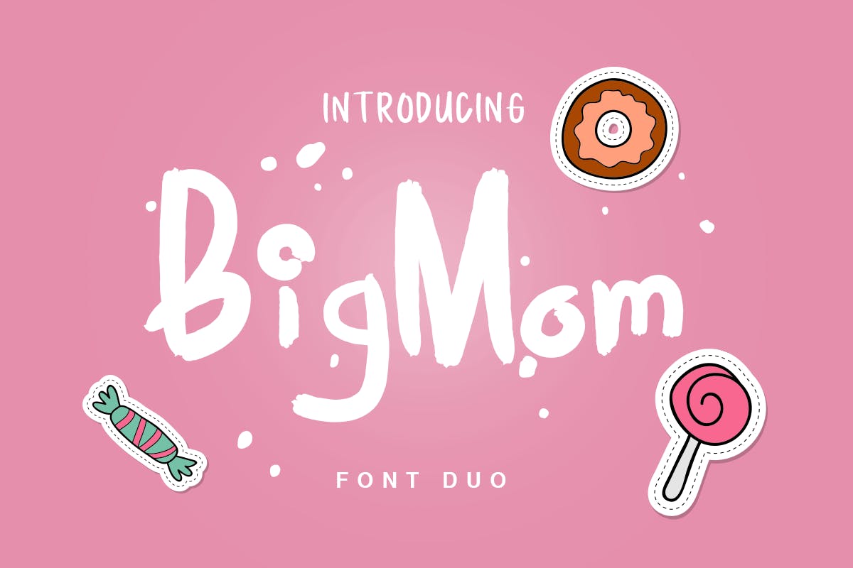 Imagen de portada de BigMom Font Duo (fuente)