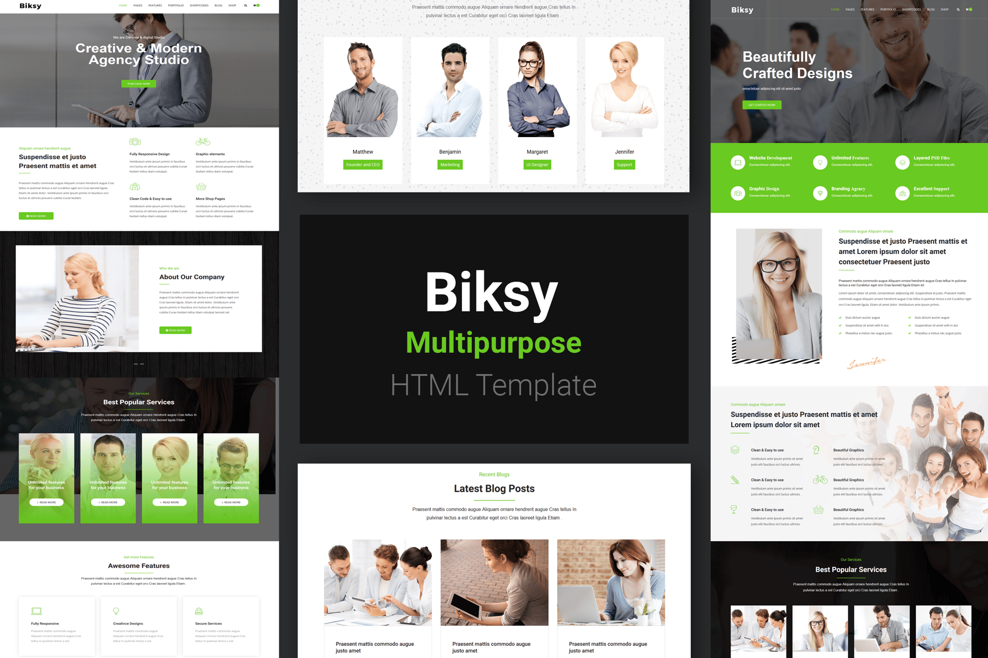 Imagen de portada de Biksy | Business HTML5 Template (plantilla web)