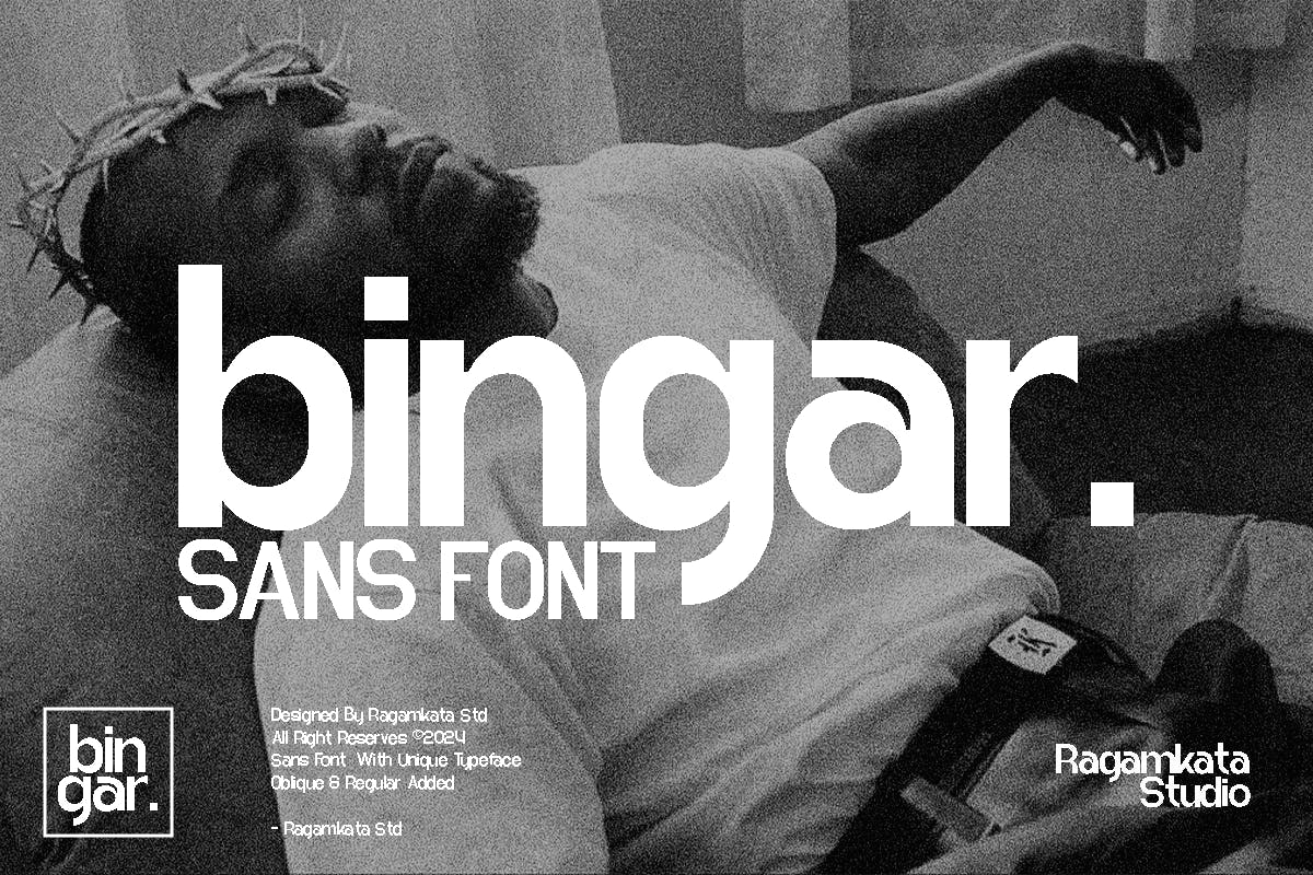 Imagen de portada de Bingar - Modern Sans Display Font (fuente)