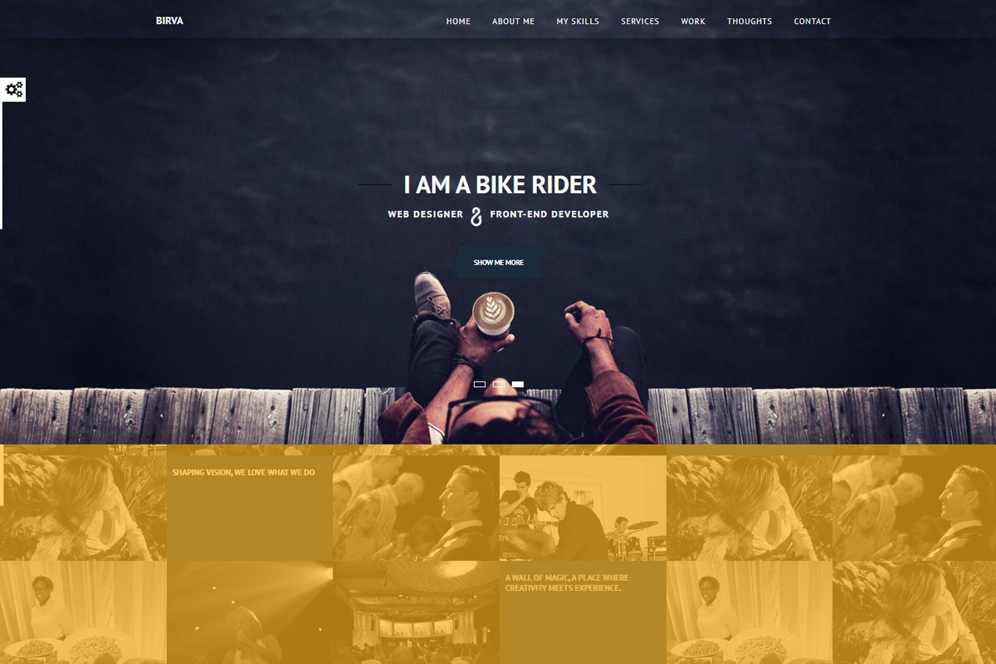 Imagen de portada de BIRVA - Responsive Portfolio Template (plantilla web)