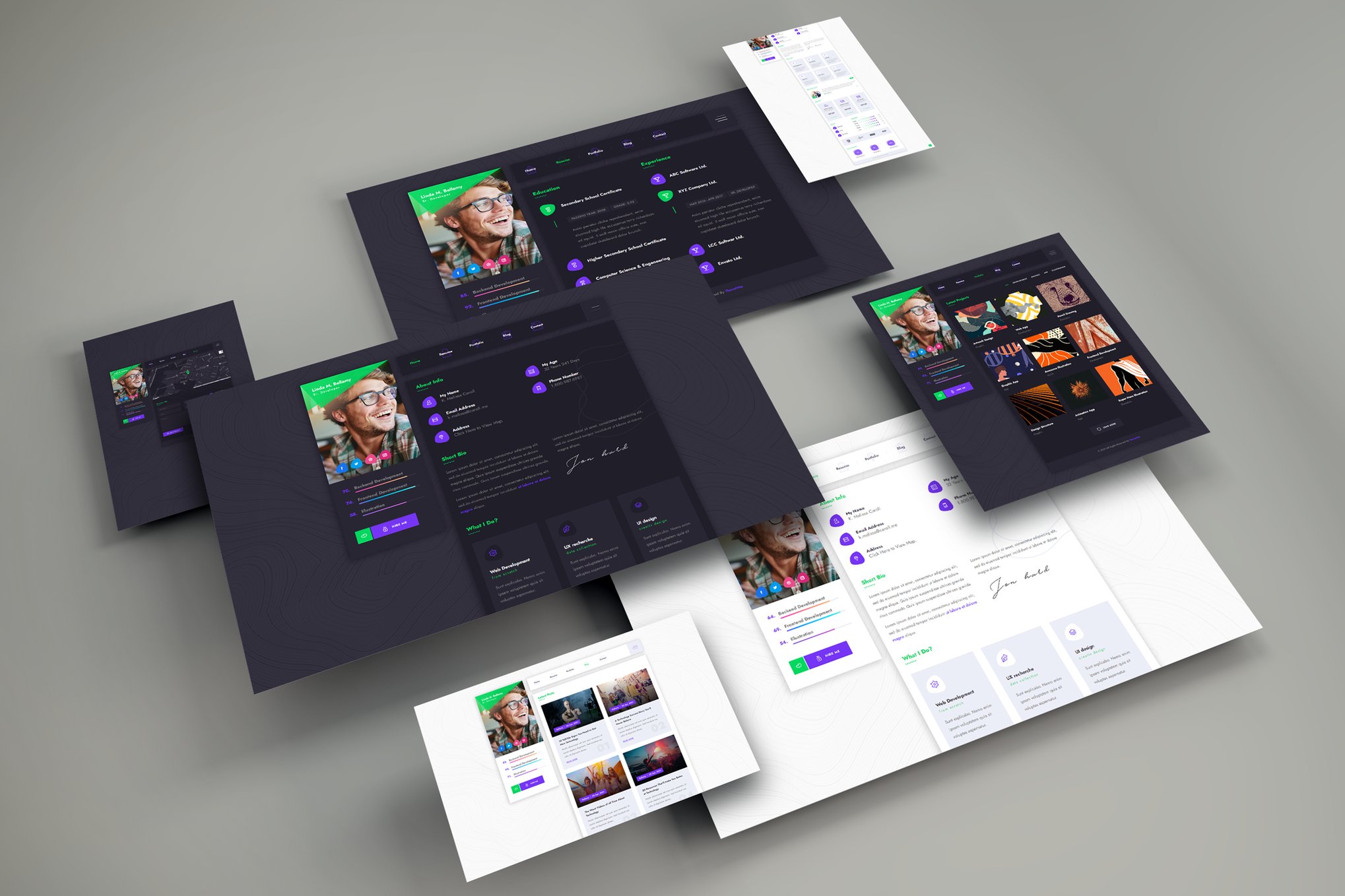 Imagen de portada de Bittanto - Creative Resume HTML5 Responsive Templa (plantilla web)