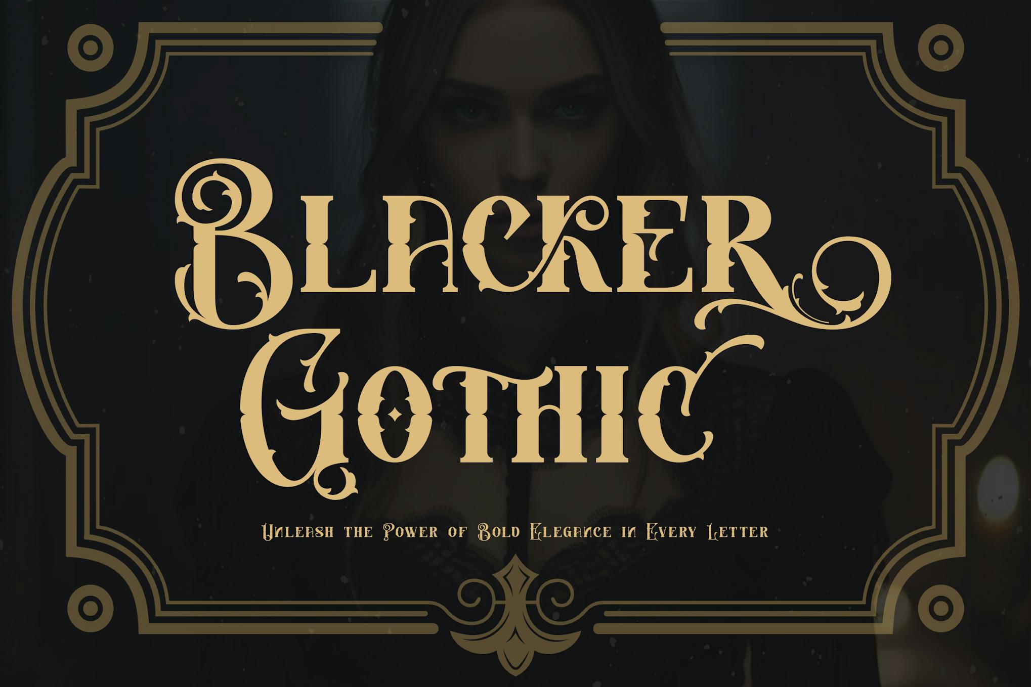 Imagen de portada de Blacker Gothic (fuente)