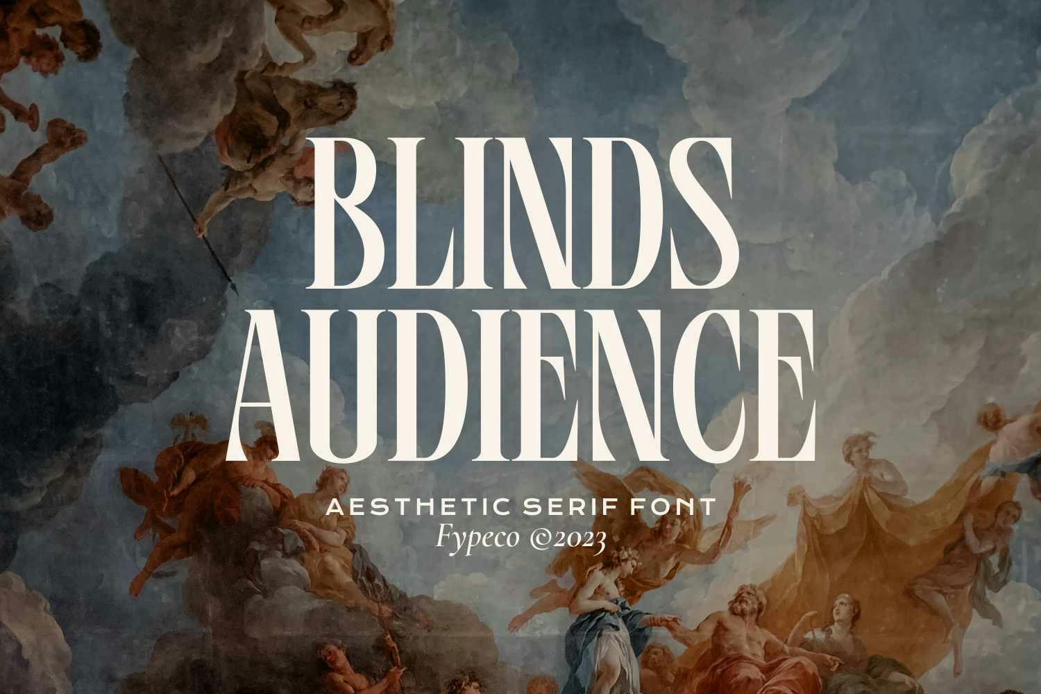Imagen de portada de Blinds Audience - Aesthetic Font (fuente)