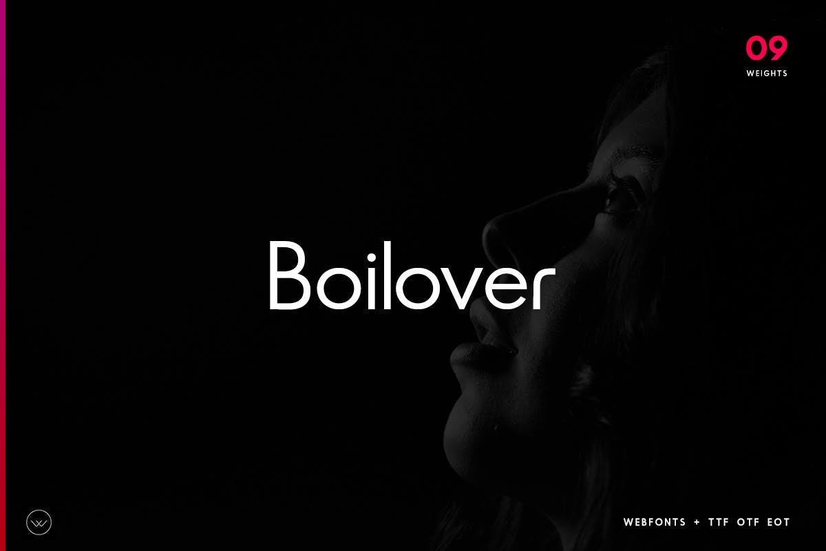 Imagen de portada de Boilover Unique & Minimal Typeface (fuente)