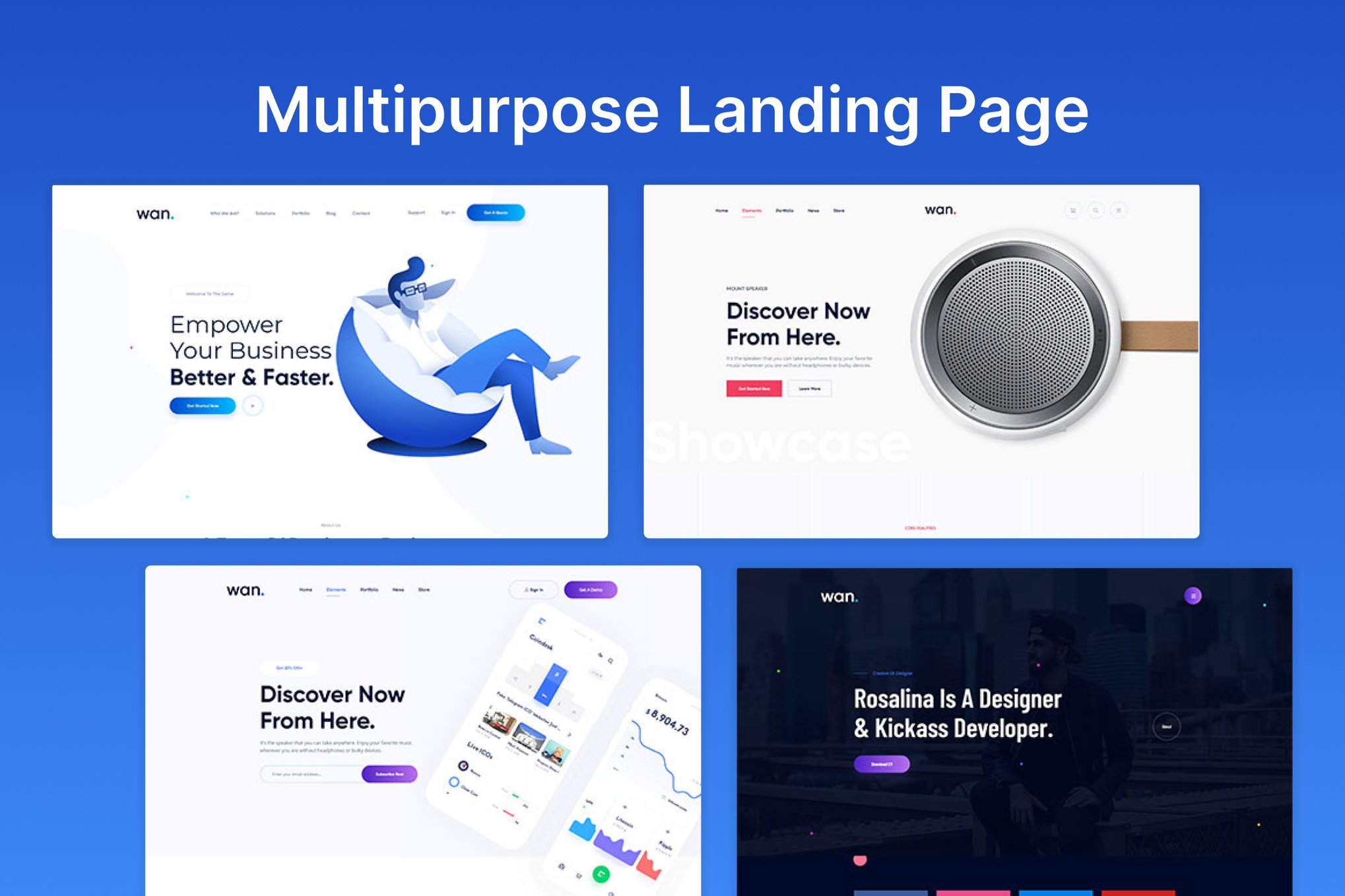 Imagen de portada de Bootstrap Website Template (plantilla web)