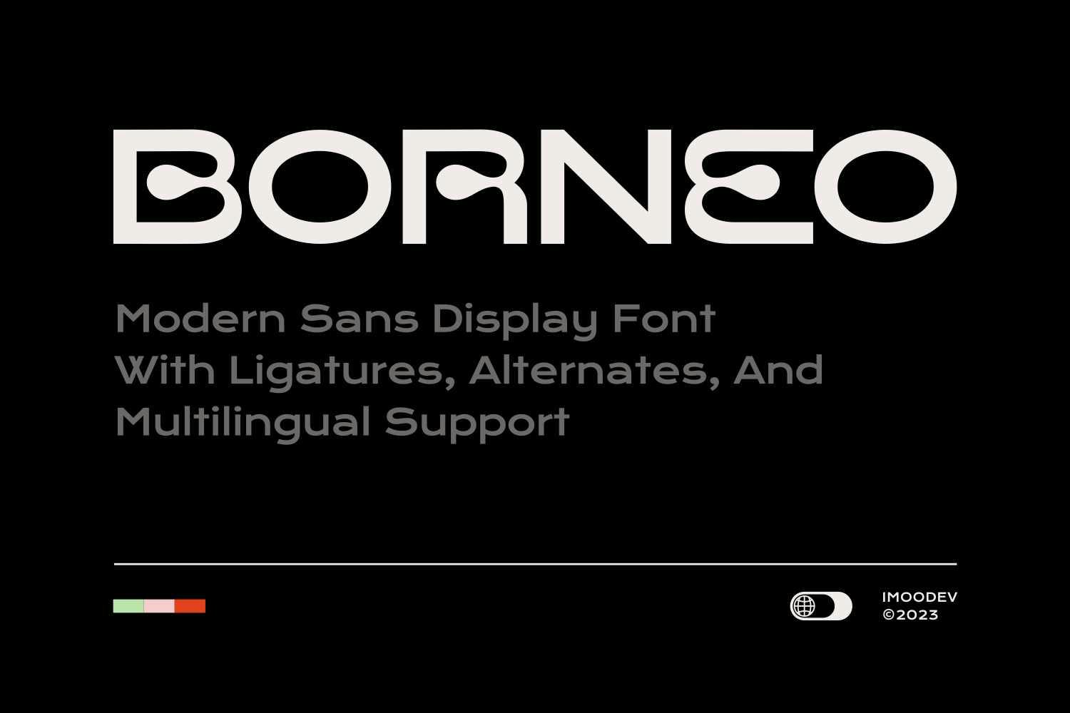 Imagen de portada de Borneo - Modern Sans Display Font (fuente)