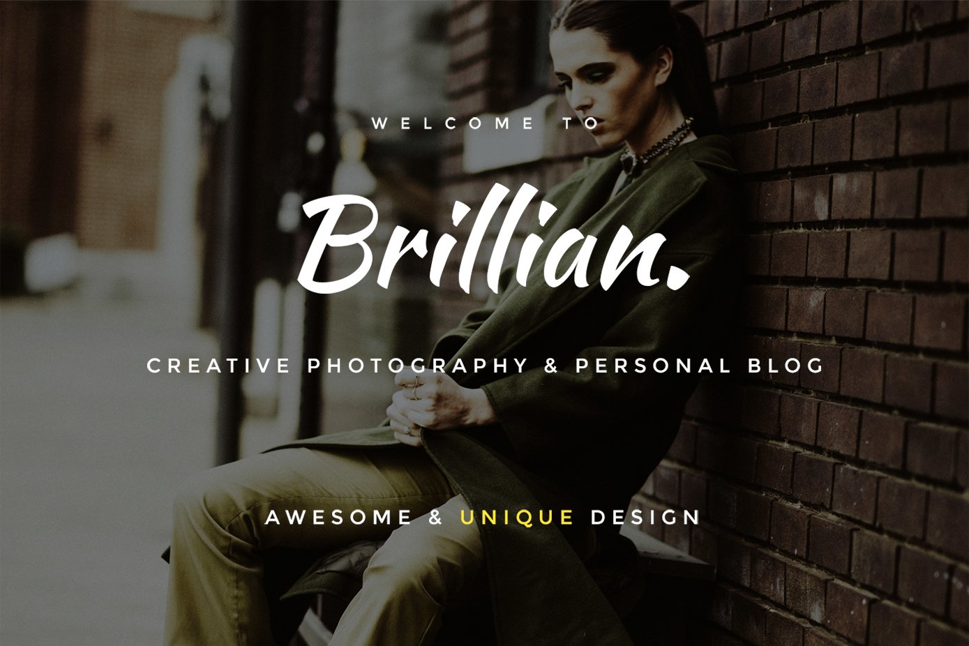 Imagen de portada de BRILLIAN - Personal, Blogging HTML Template (plantilla web)