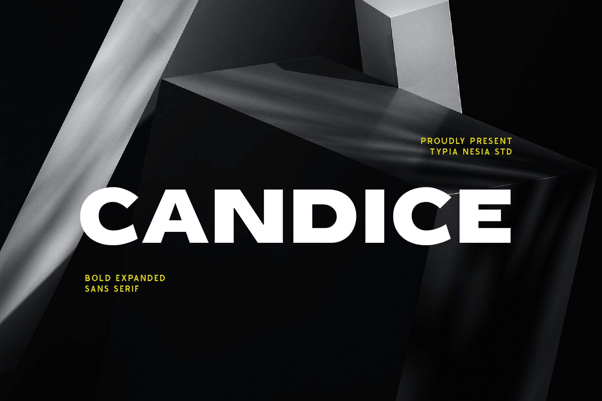 Imagen de portada de Candice - Heavy Bold Expanded Display Game Sans (fuente)