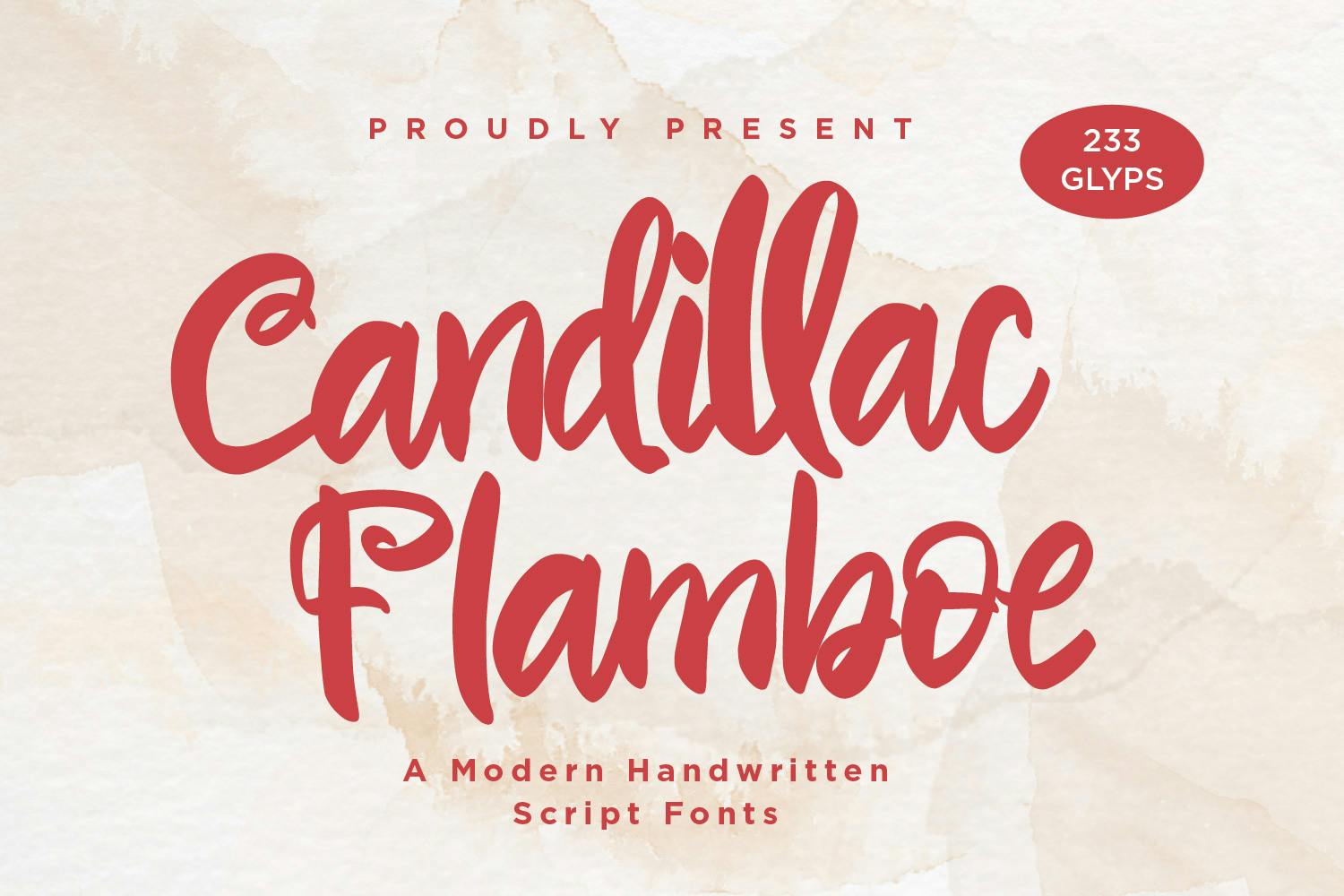 Imagen de portada de Candillac Flamboe - Handwritten Script fonts (fuente)