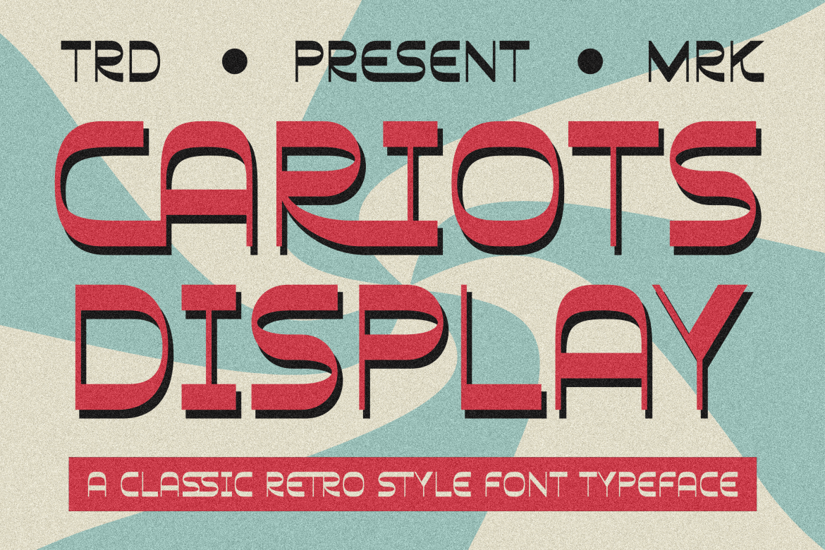 Imagen de portada de Cariots - Classic Retro Typeface (fuente)