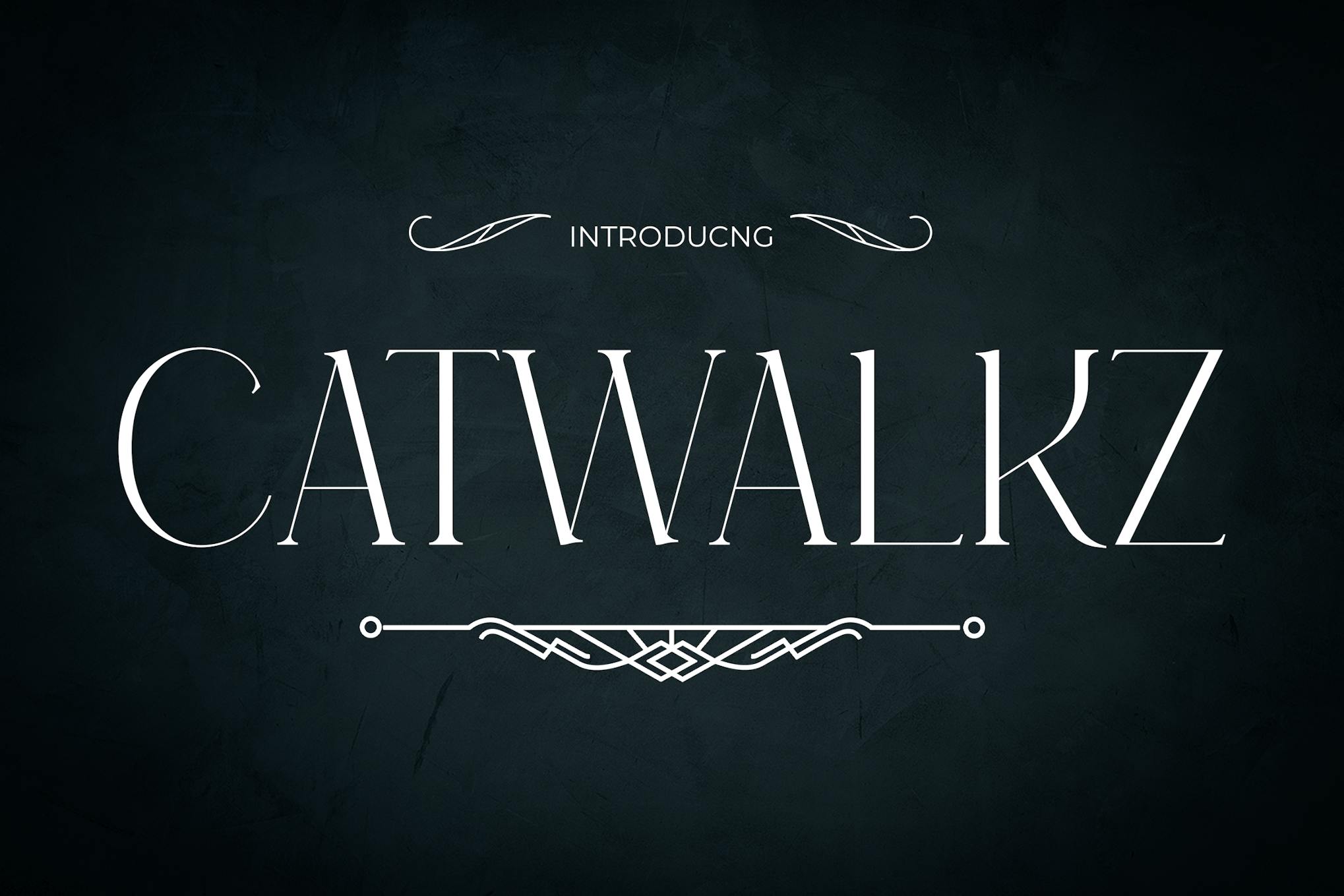 Imagen de portada de Catwalk - Modern Elegance and Beauty Font (fuente)