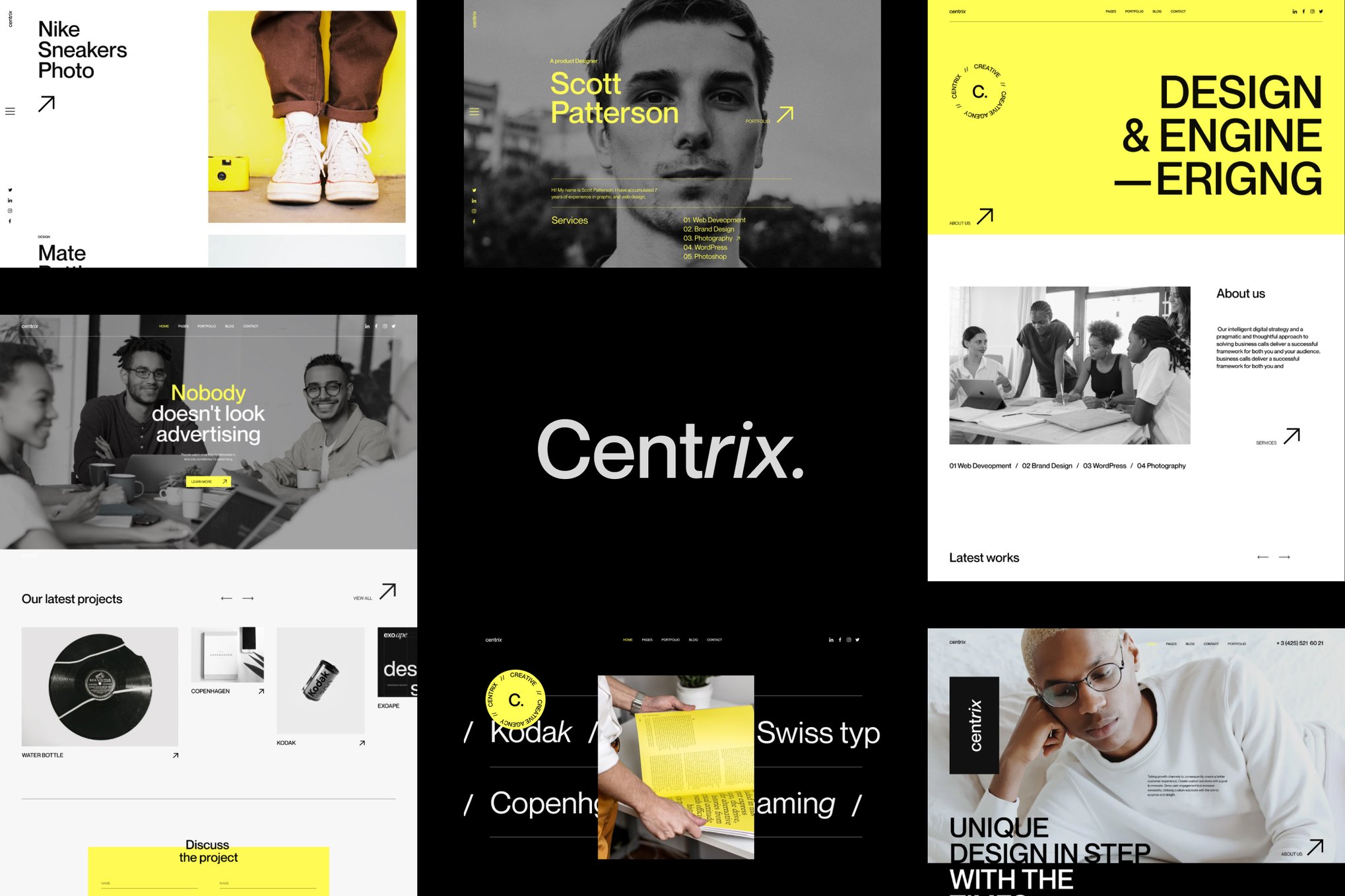 Imagen de portada de Centrix. - Agency & Portfolio HTML Template (plantilla web)