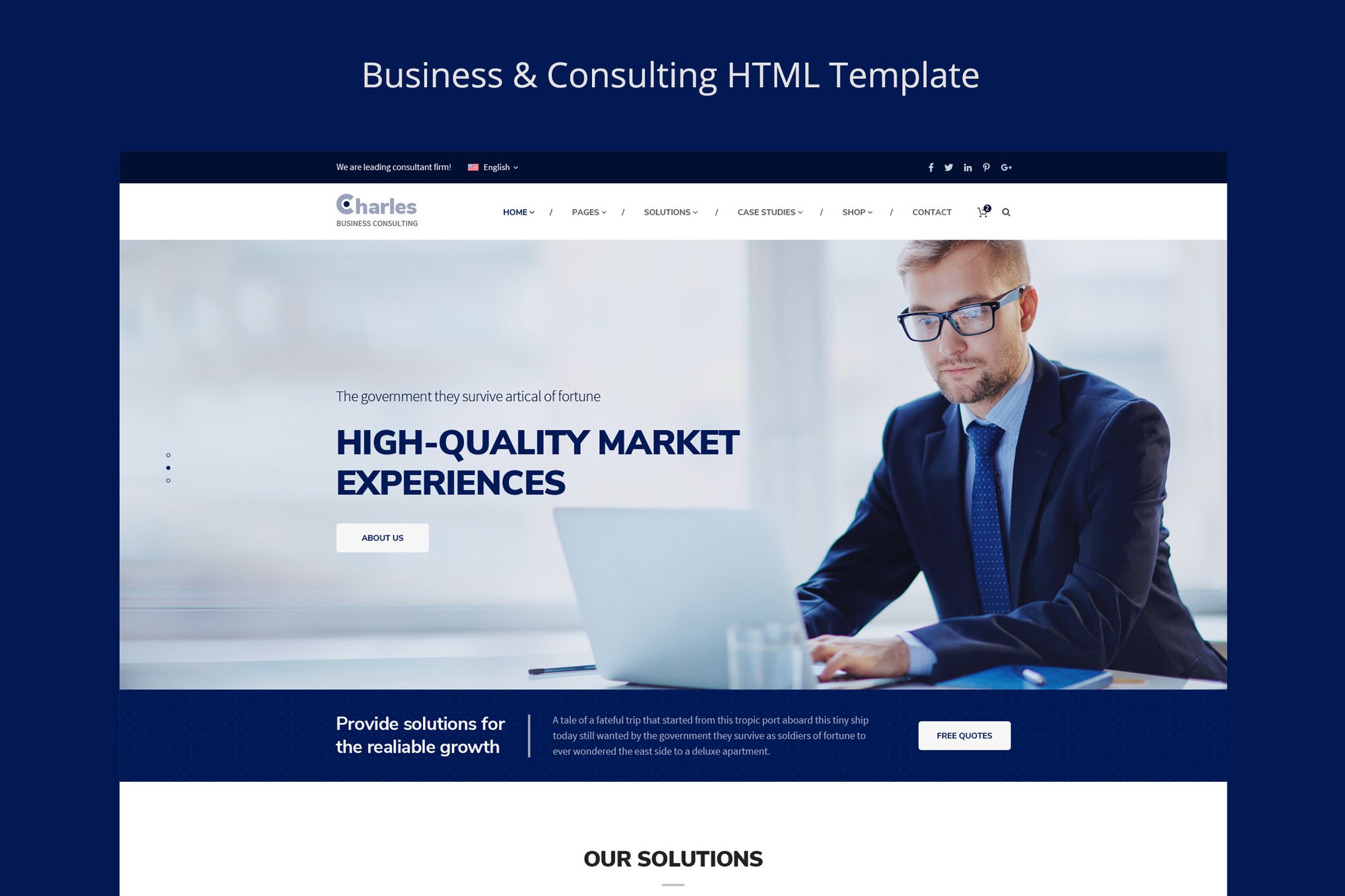 Imagen de portada de Charles- Business-Consulting HTML Template (plantilla web)
