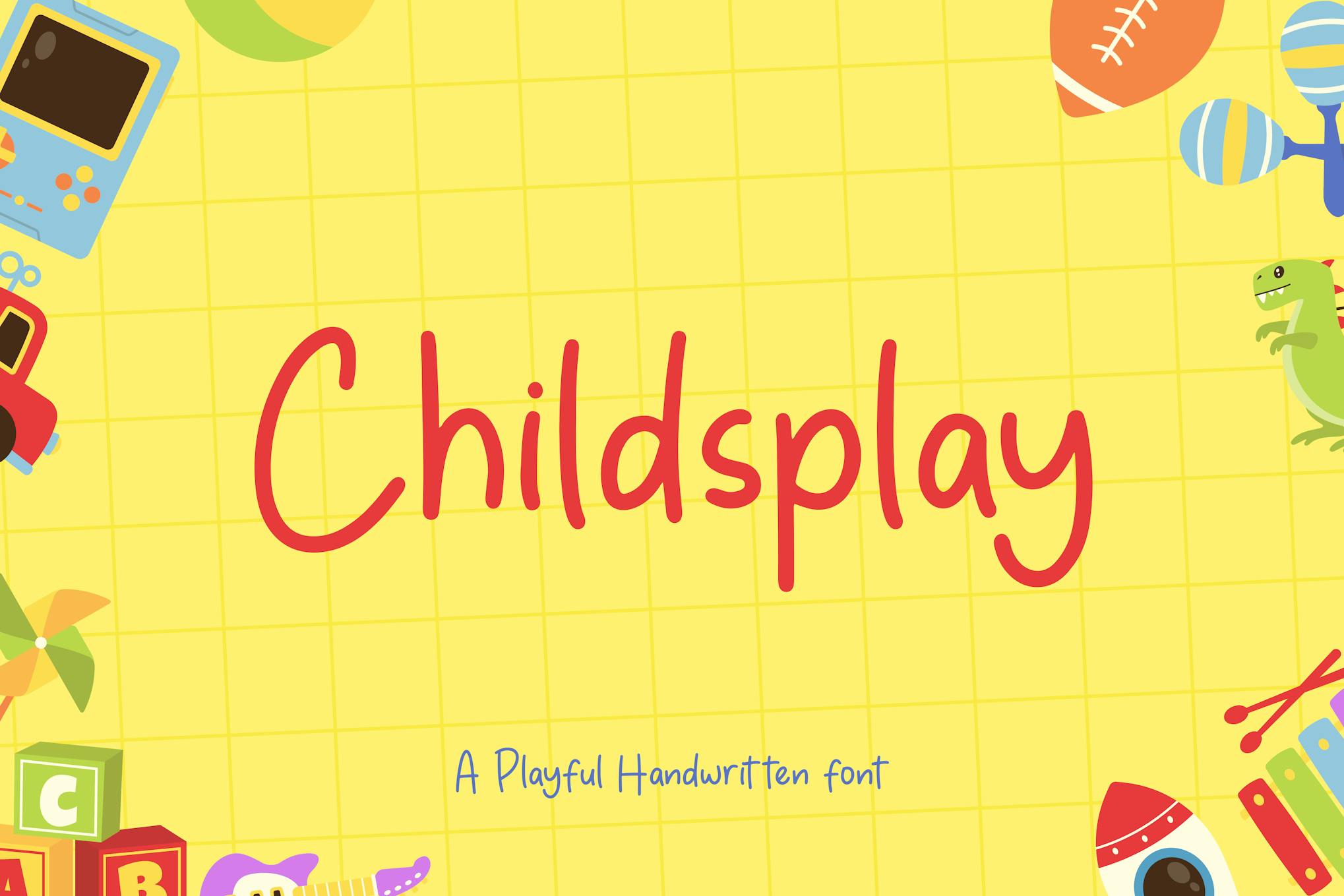 Imagen de portada de Childsplay - Playful Handwritten Font (fuente)