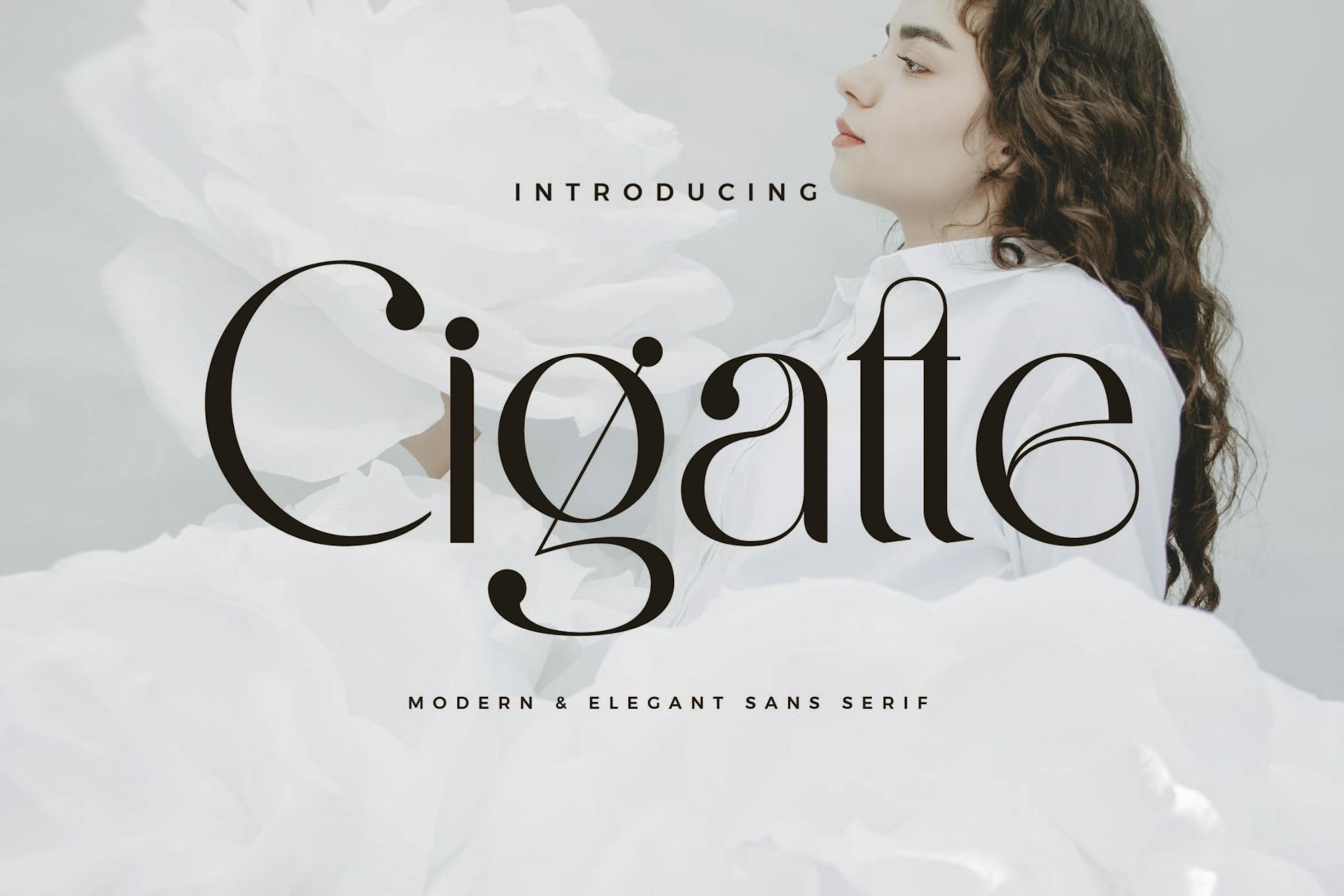 Imagen de portada de Cigatte - Modern Ligature Font (fuente)