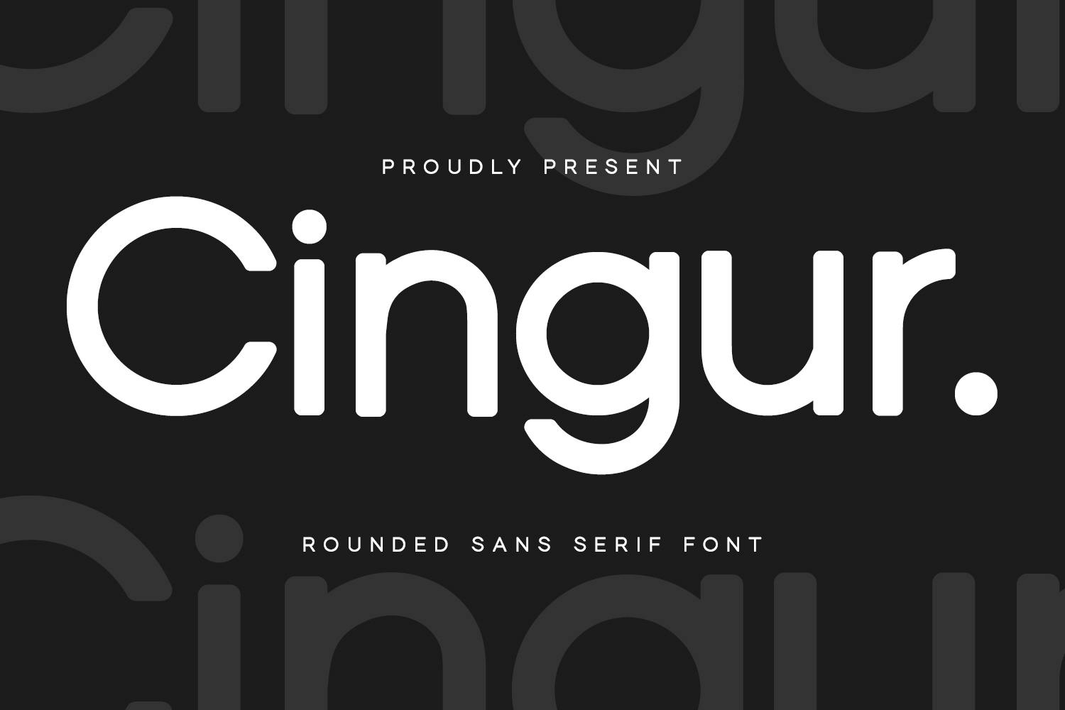 Imagen de portada de Cingur Rounded Sans Serif Font (fuente)