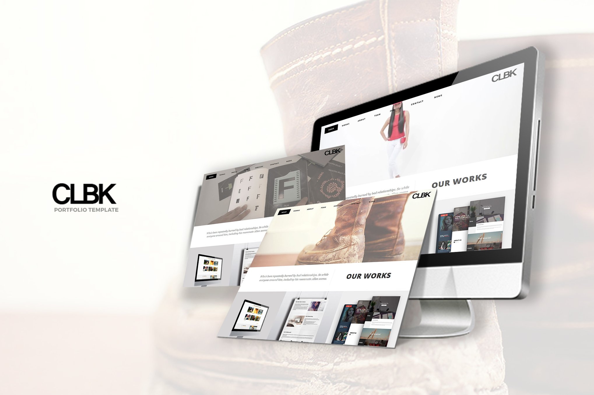 Imagen de portada de CLBK (plantilla web)