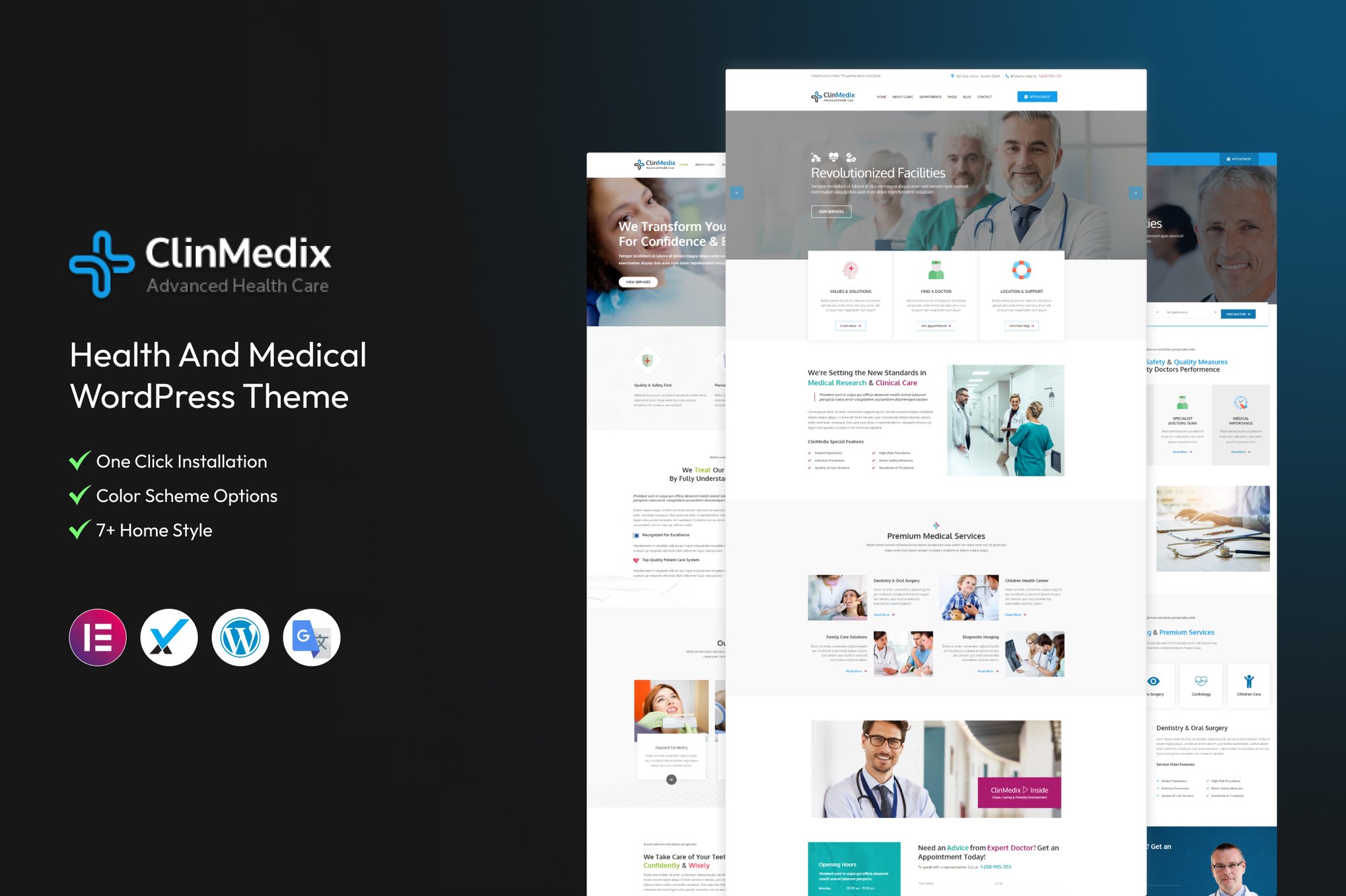 Imagen de portada de Clinmedix - Health And Medical WordPress Theme (tema)