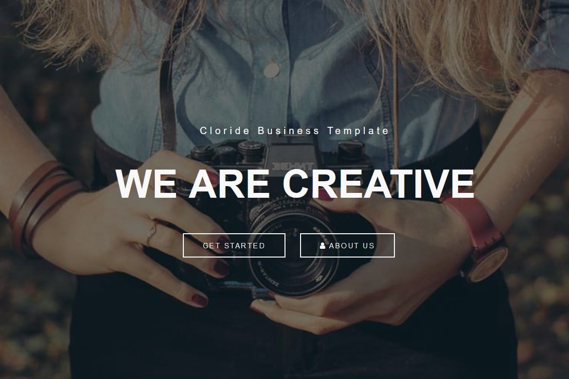 Imagen de portada de Clorine - Responsive Business Creative Portfolio T (plantilla web)