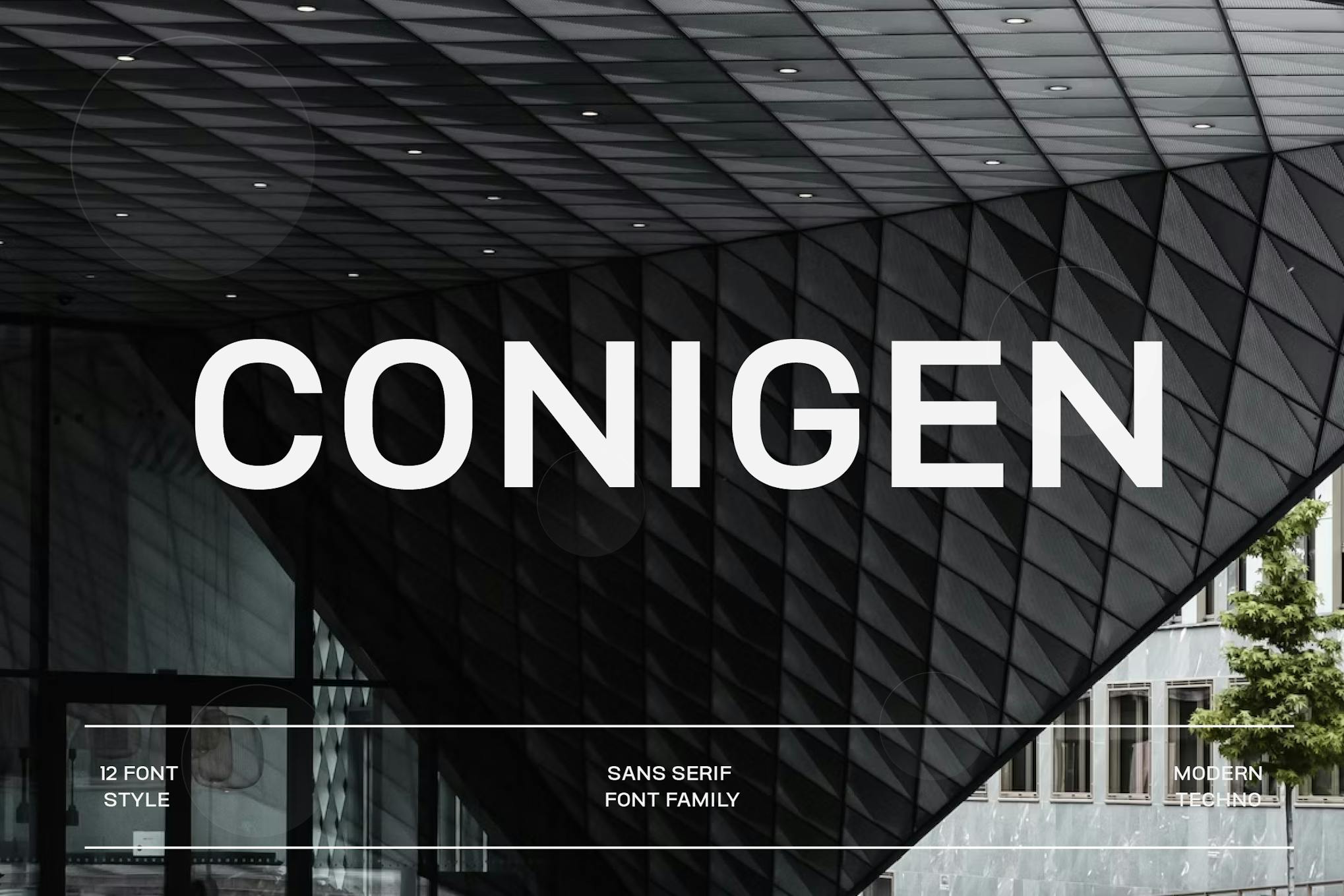 Imagen de portada de Conigen Modern Sans Serif (fuente)