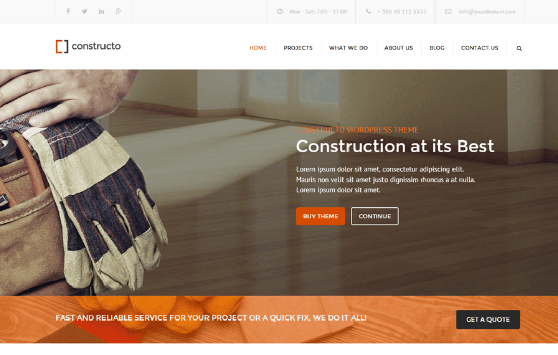 Imagen de portada de Constructo - Construction WordPress Theme (tema)