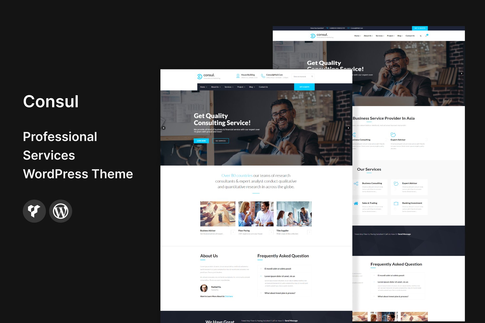 Imagen de portada de Consul - Professional Services WordPress Theme (tema)