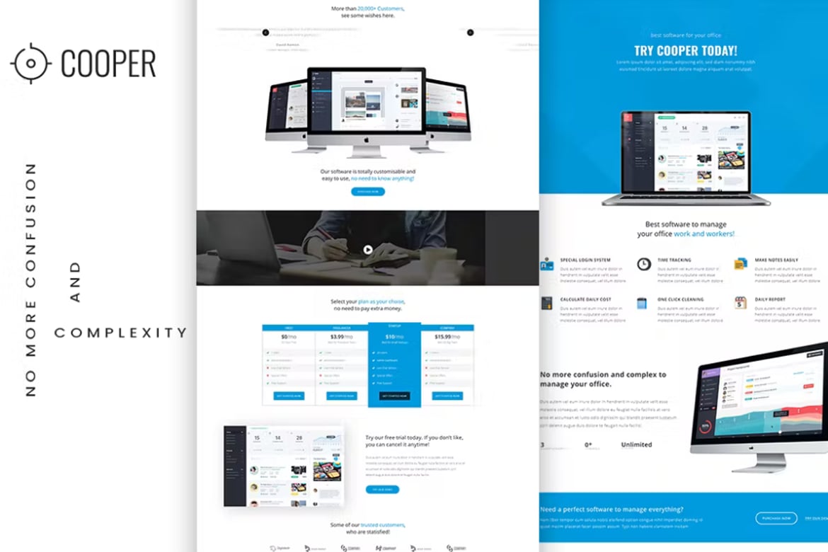 Imagen de portada de COOPER | MultiPurpose HTML Template (plantilla web)