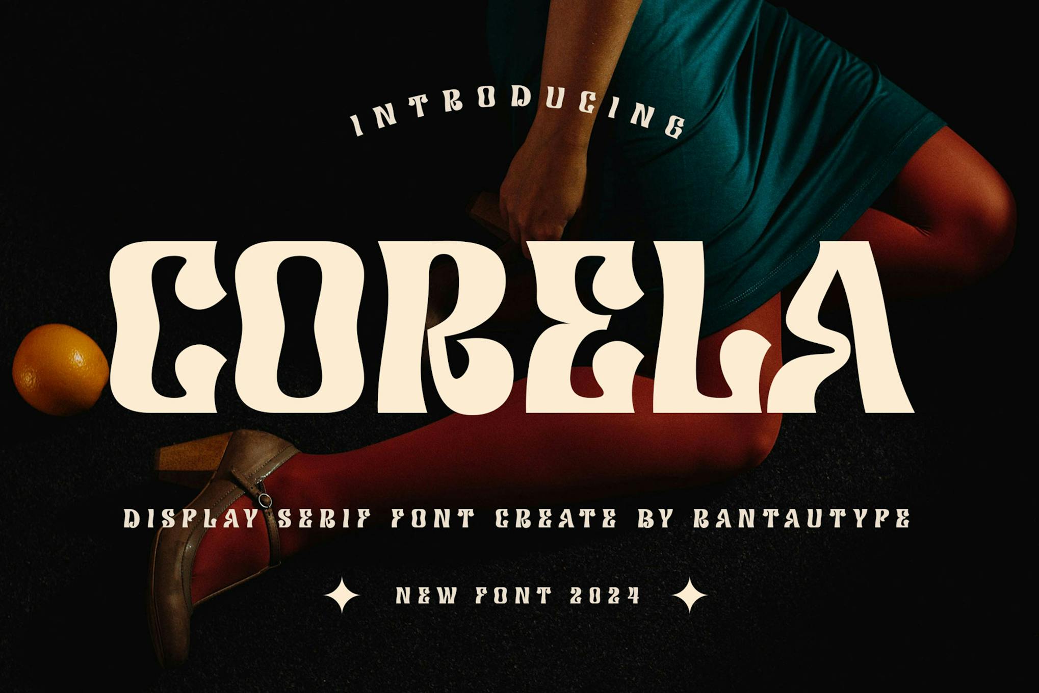 Imagen de portada de Corela Elegant Display Font (fuente)